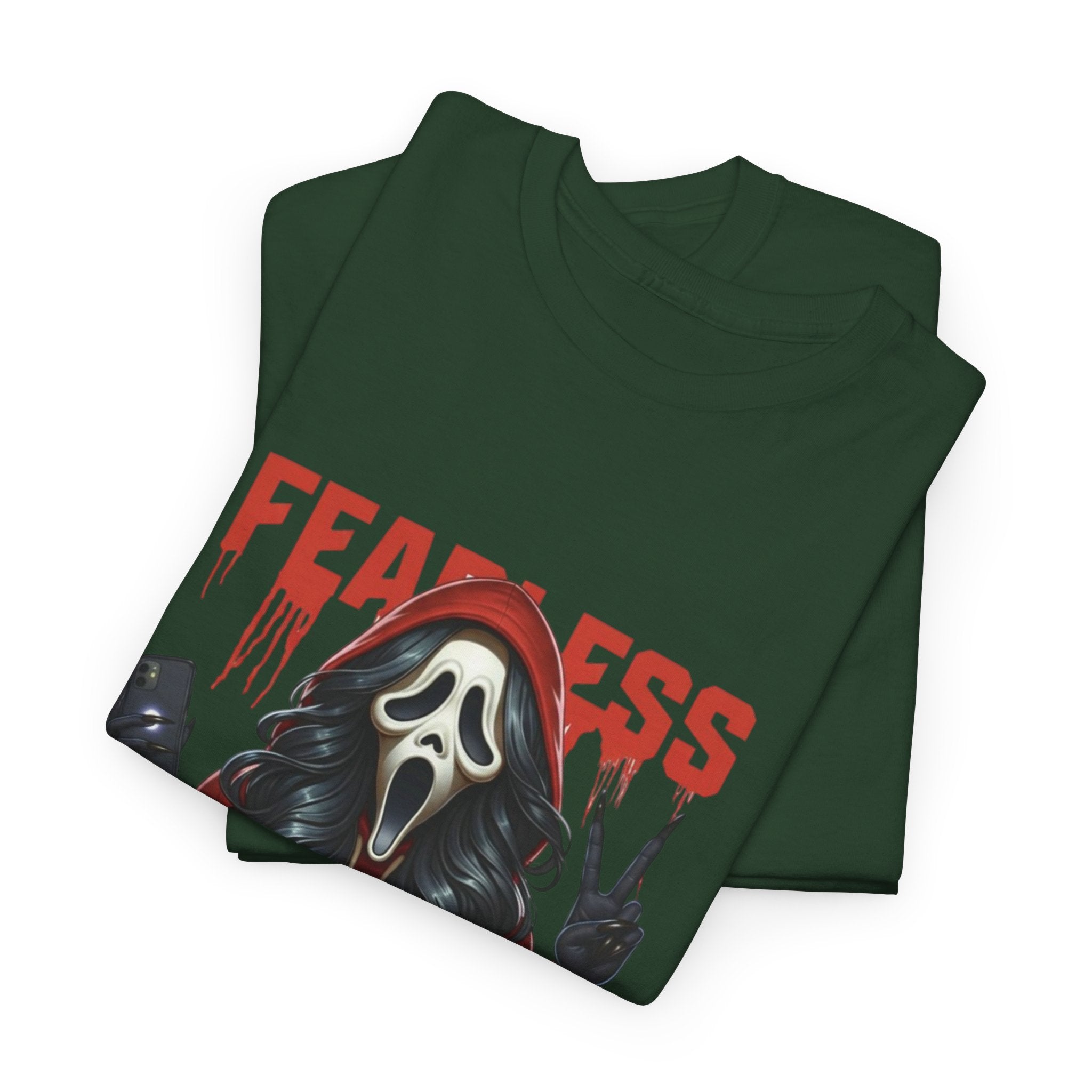 (DESIGN ON FRONT) Fearless in Recovery Unisex Heavy Cotton Tee