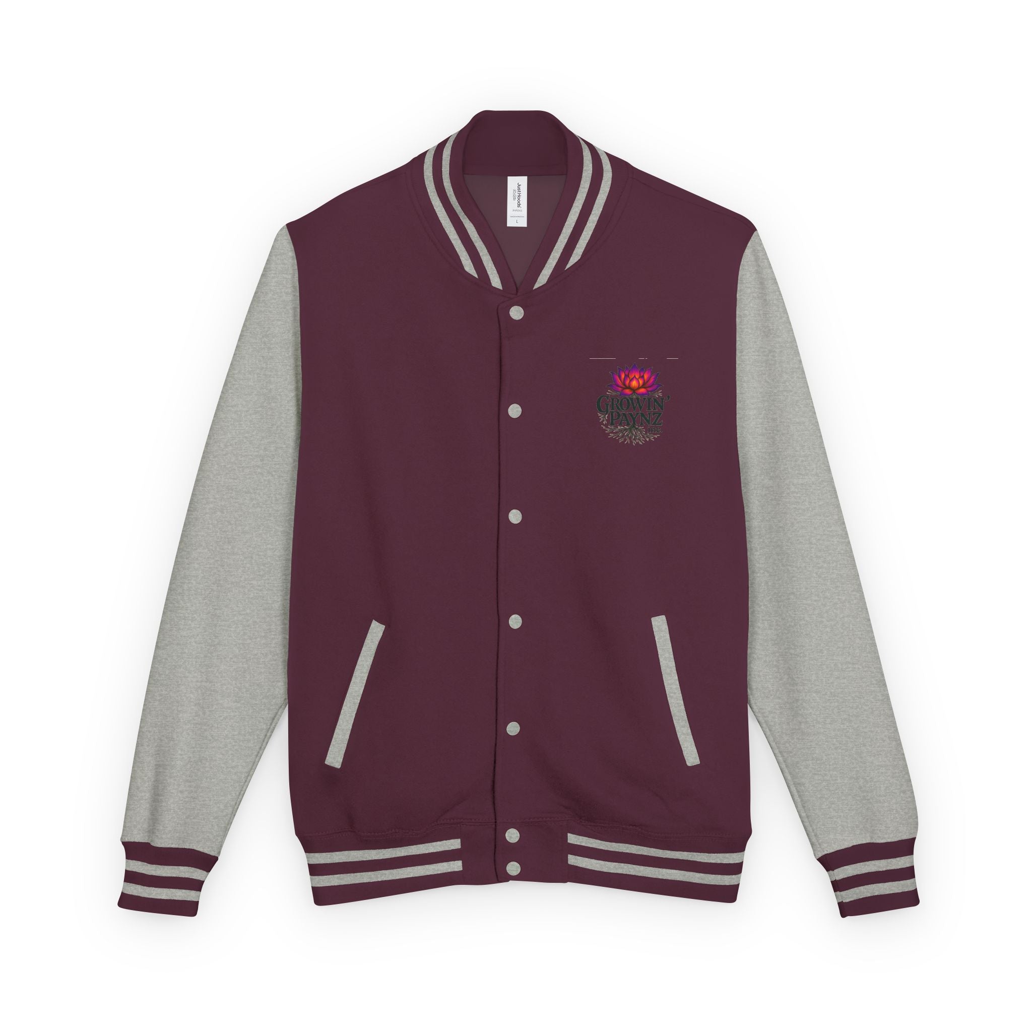 Retro Bear-Themed Unisex Heavyweight Letterman Jacket | Vintage Charm, Cozy Layer, Perfect Gift, Fashion Statement, Trendy Outerwear