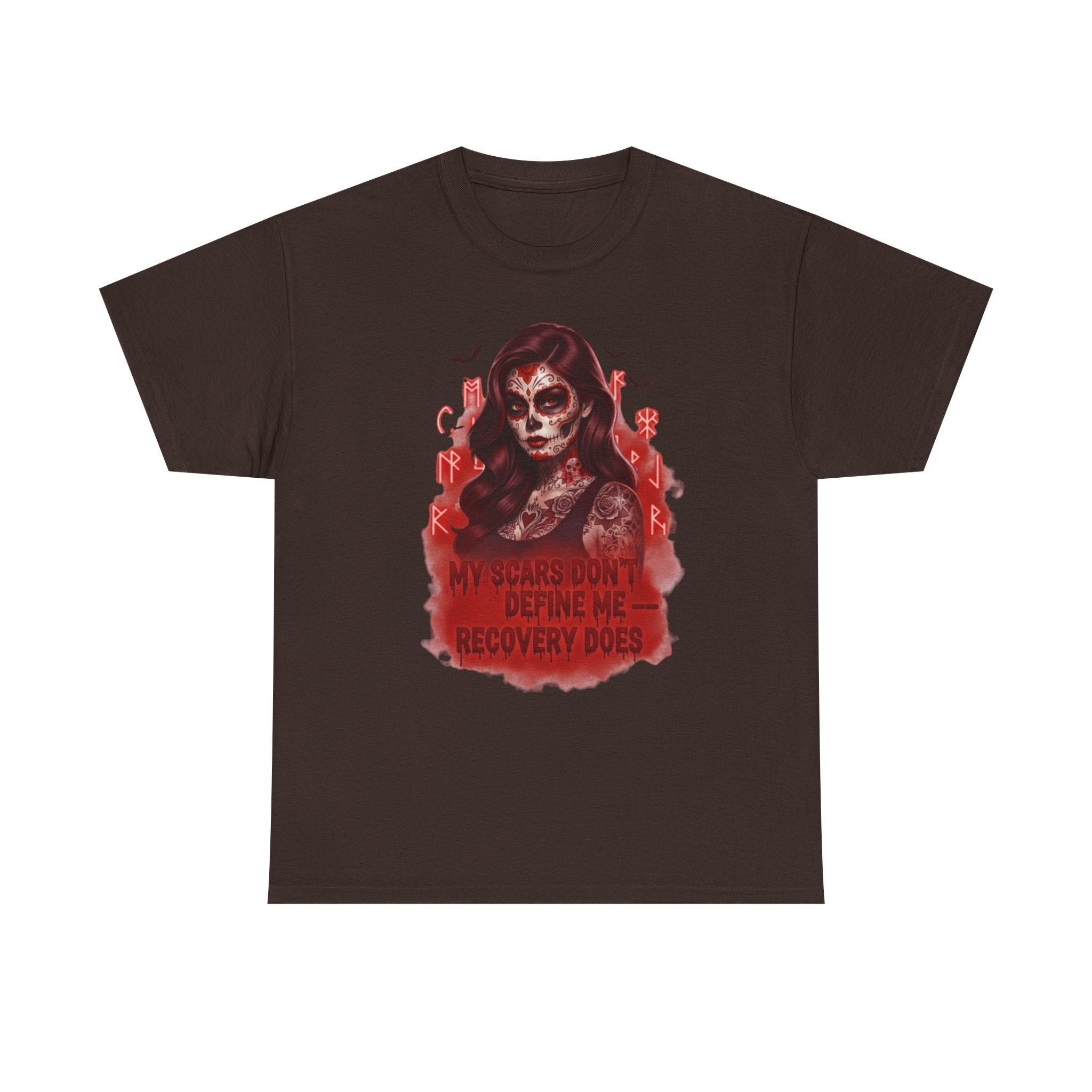 Vibrant Recovery Tee: Embrace Resilience, Unisex Heavy Cotton Tee for Confidence, Motivational T-Shirt, Recovery Shirt, Empowerment Wear