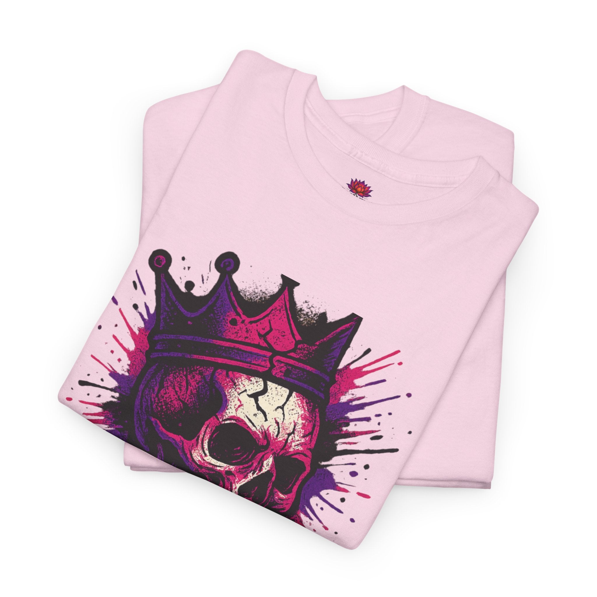 Recovery Skull Tee - Celebrate Strength, Unisex Heavy Cotton Tee, Cancer Awareness, Addiction Recovery, Gift for Survivors