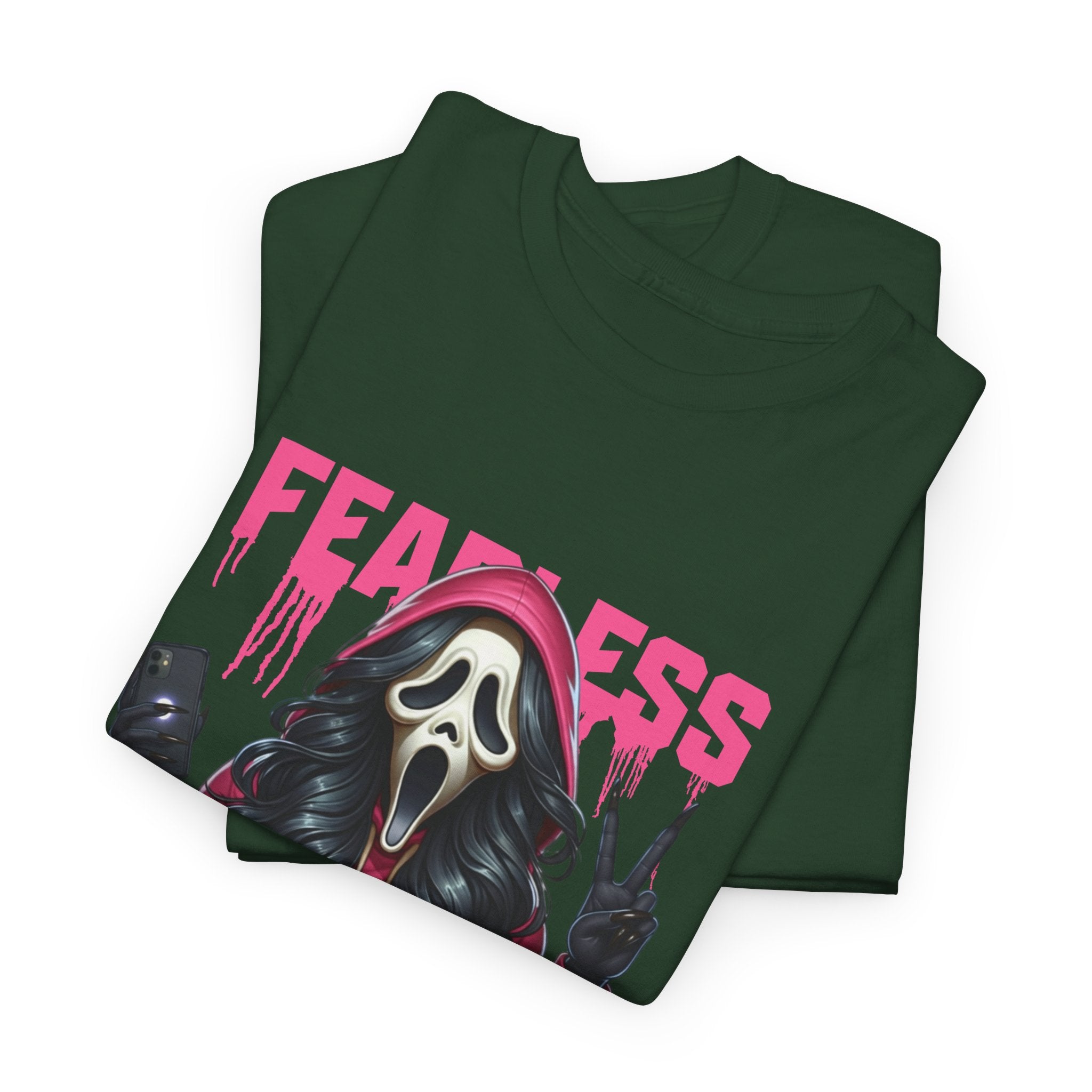 (DESIGN ON FRONT) Fearless in Recovery Tee, Support Shirt, Gift for Friends, Addiction Awareness, Motivational T-Shirt, Recovery Advocate Wear