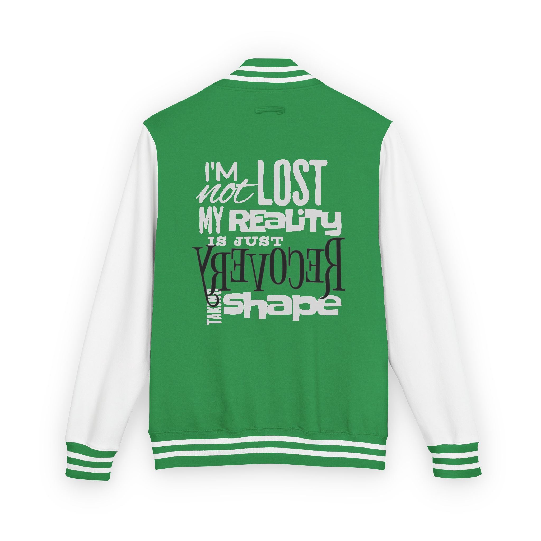 Unisex Heavyweight Letterman Jacket - Retro Style, Motivational Quote, Jacket for Sports Lovers, College Apparel, Gift for Graduates