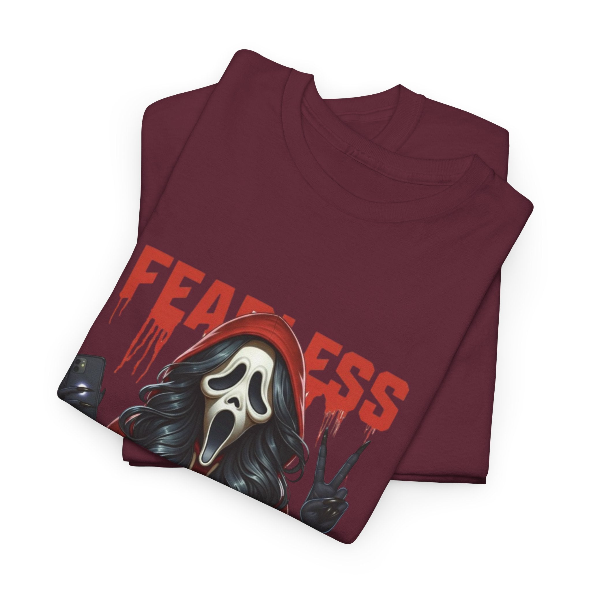 (DESIGN ON FRONT) Fearless in Recovery Unisex Heavy Cotton Tee