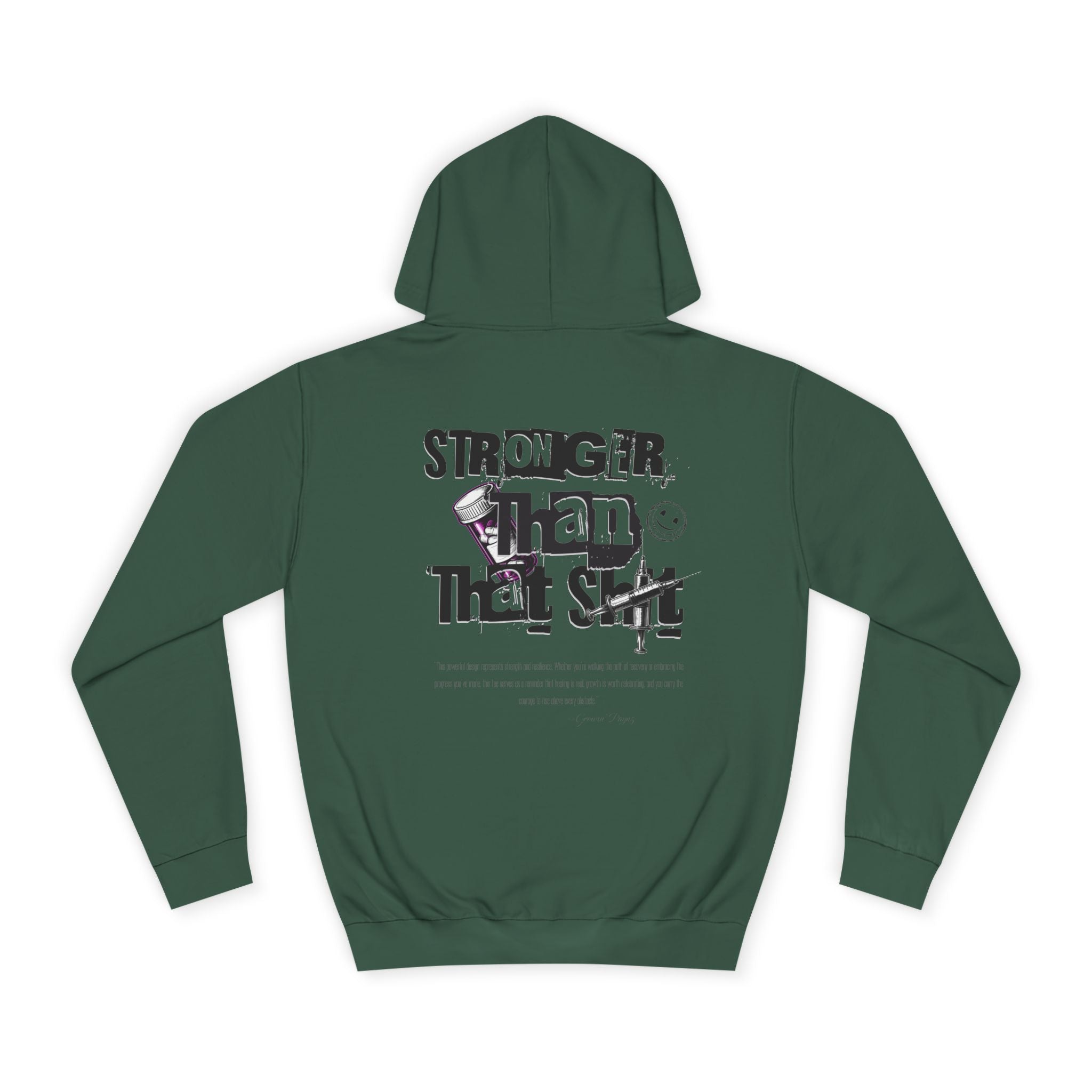 Vibrant Motivational College Hoodie, Unisex Apparel for Students, Perfect for Graduation, Casual Wear, Inspiring Gift for Friends