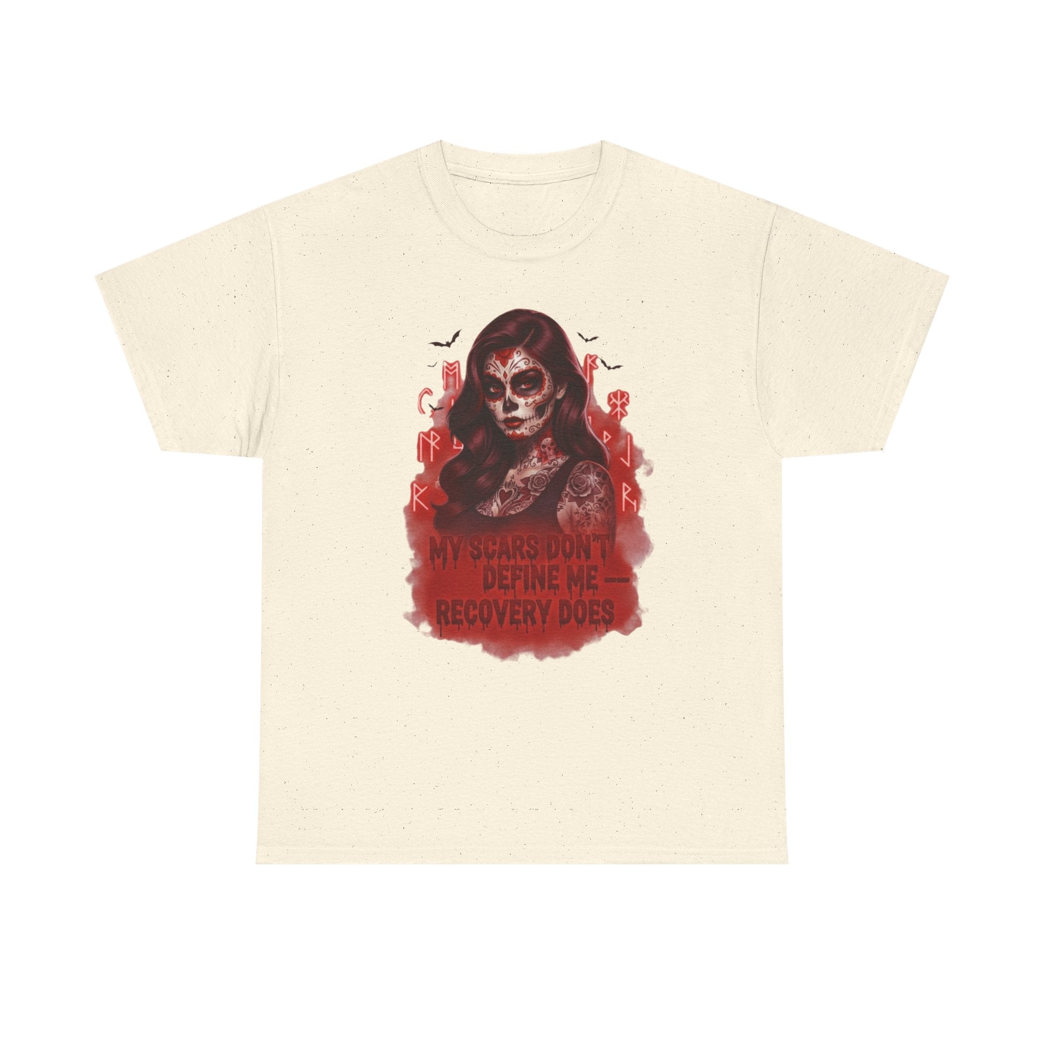 Vibrant Recovery Tee: Embrace Resilience, Unisex Heavy Cotton Tee for Confidence, Motivational T-Shirt, Recovery Shirt, Empowerment Wear