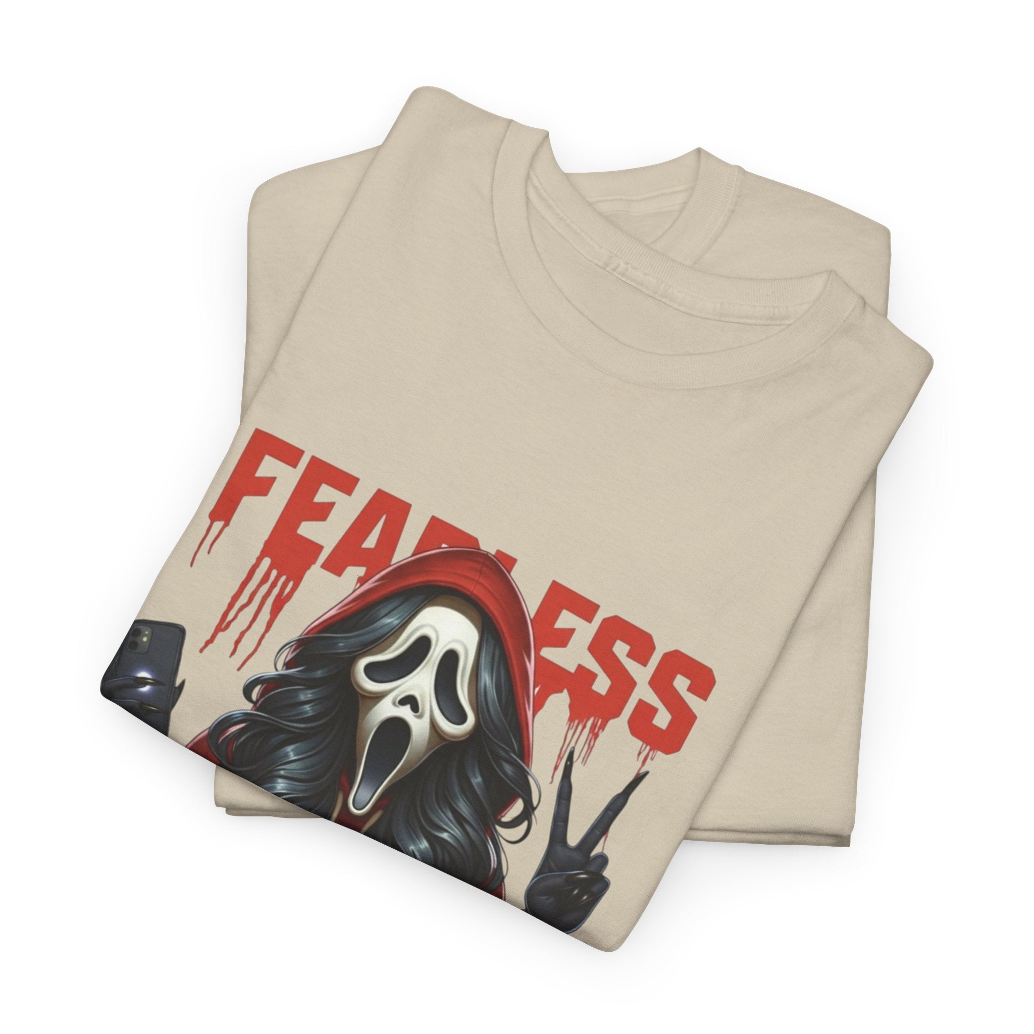 (DESIGN ON FRONT) Fearless in Recovery Unisex Heavy Cotton Tee