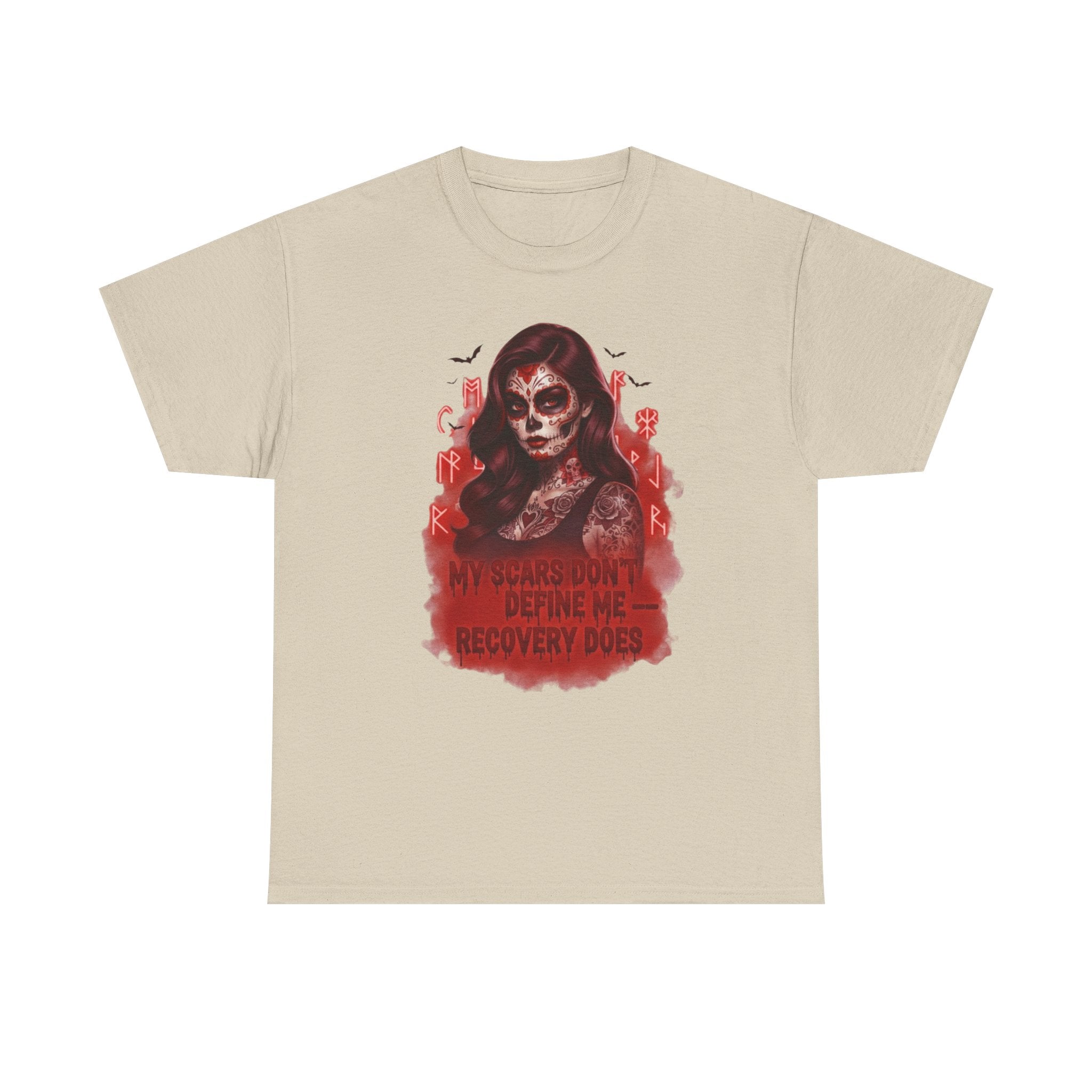Vibrant Recovery Tee: Embrace Resilience, Unisex Heavy Cotton Tee for Confidence, Motivational T-Shirt, Recovery Shirt, Empowerment Wear