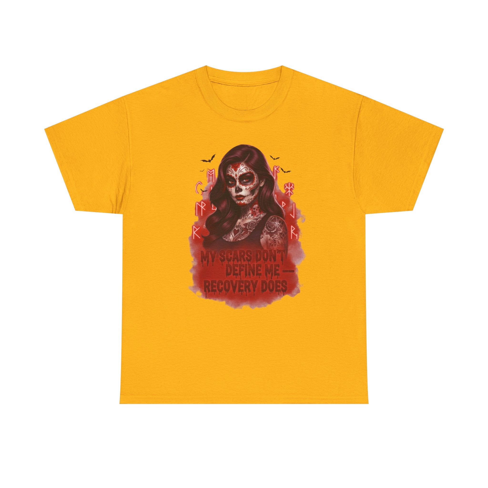 Vibrant Recovery Tee: Embrace Resilience, Unisex Heavy Cotton Tee for Confidence, Motivational T-Shirt, Recovery Shirt, Empowerment Wear