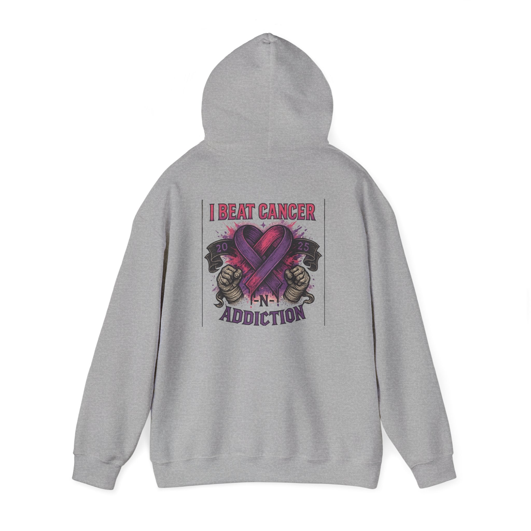 Hope & Strength Unisex Hoodie: Cancer Awareness, Compassion, Inspirational Gift, Comfort Wear, Supportive Apparel