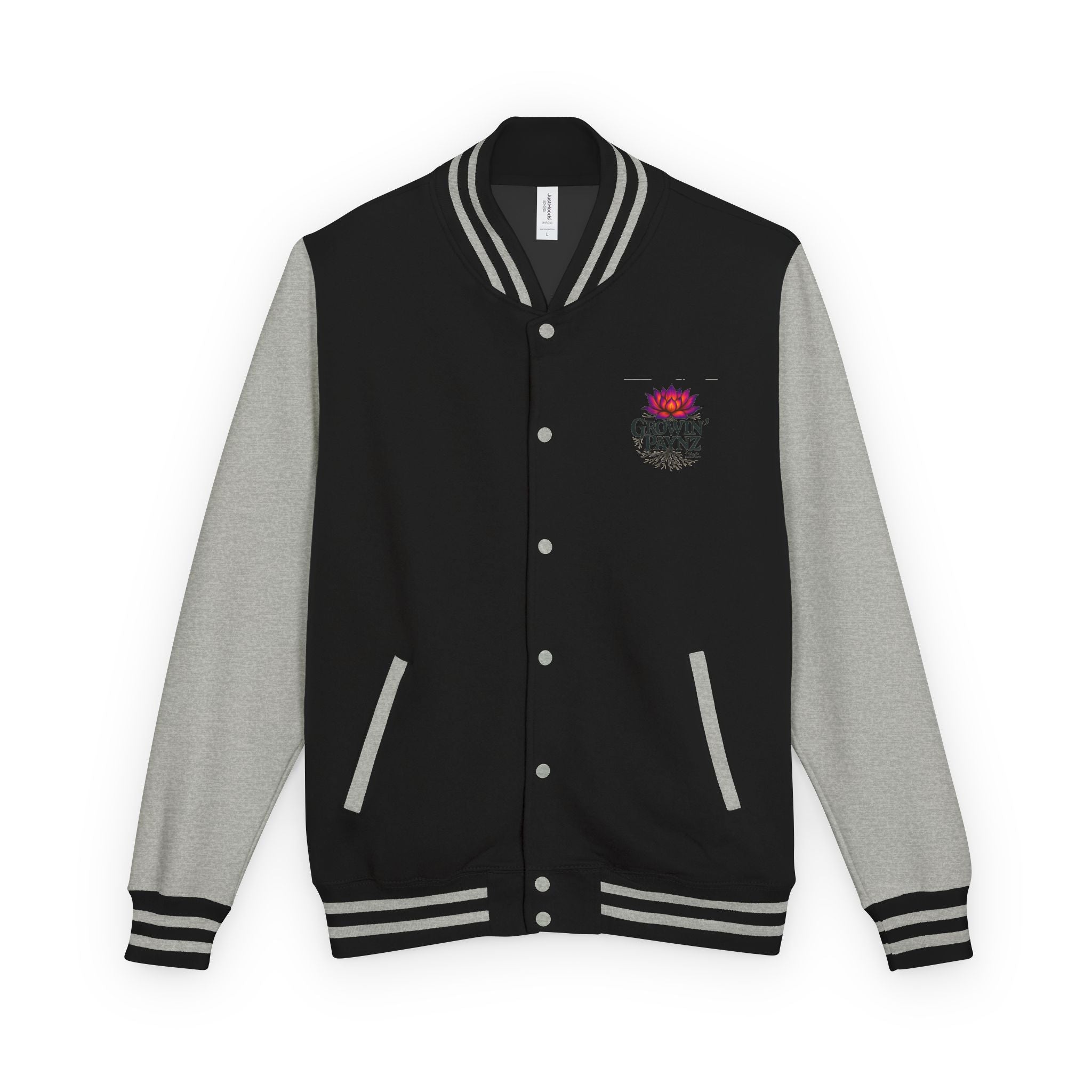 Retro Bear-Themed Unisex Heavyweight Letterman Jacket | Vintage Charm, Cozy Layer, Perfect Gift, Fashion Statement, Trendy Outerwear