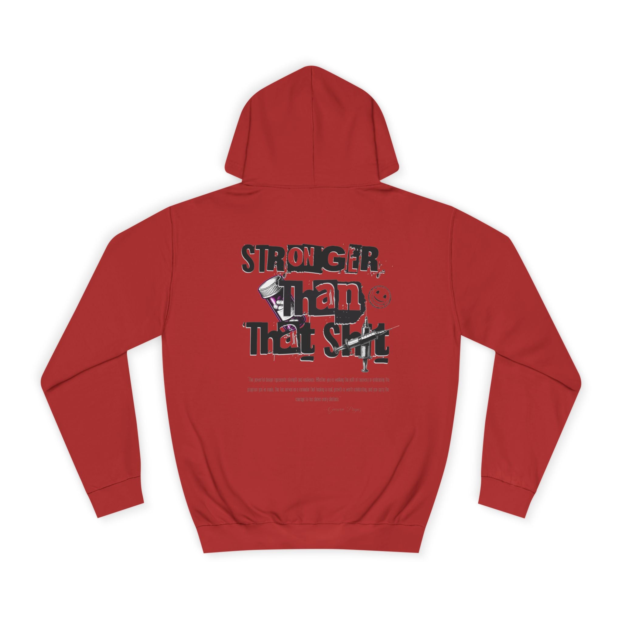 Vibrant Motivational College Hoodie, Unisex Apparel for Students, Perfect for Graduation, Casual Wear, Inspiring Gift for Friends