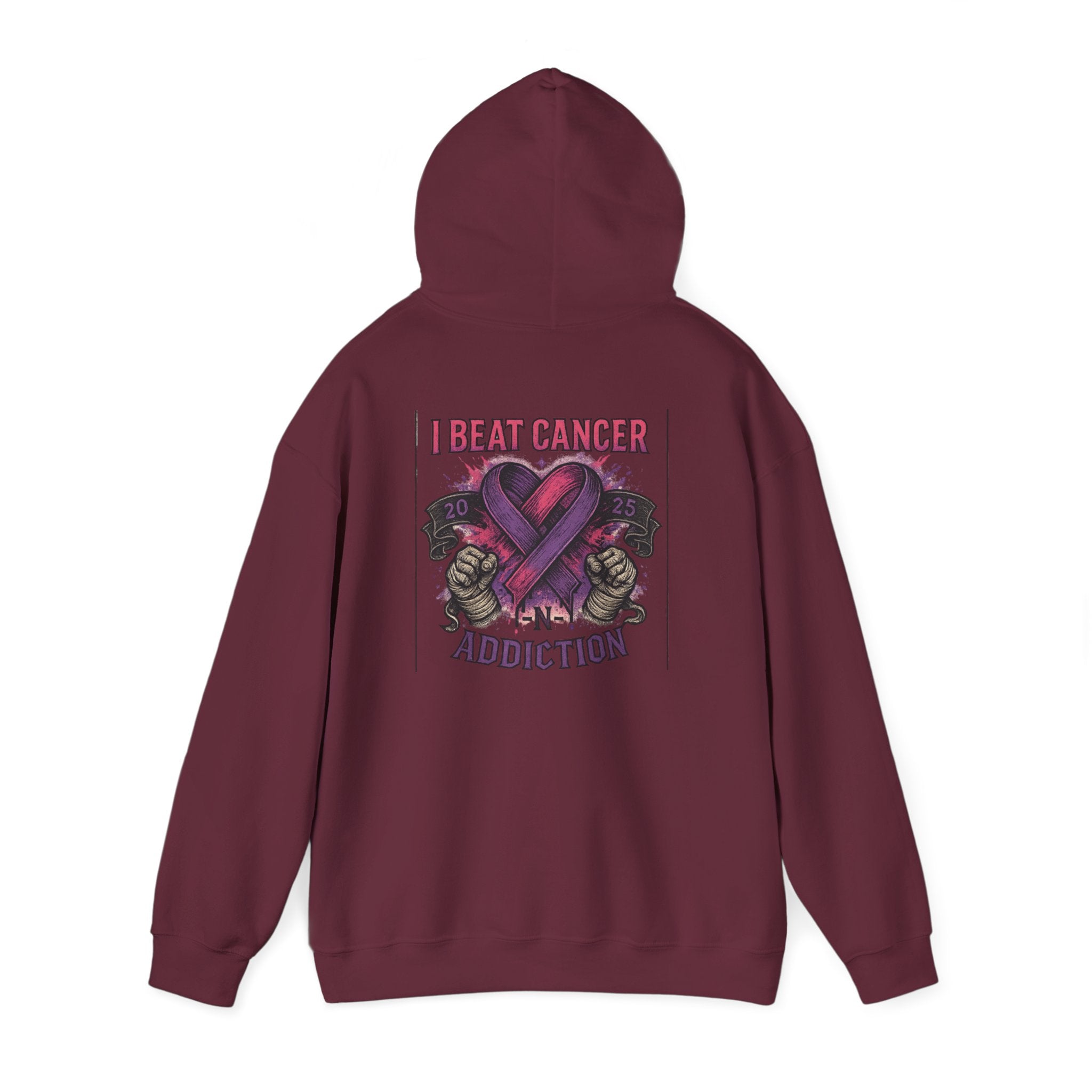 Hope & Strength Unisex Hoodie: Cancer Awareness, Compassion, Inspirational Gift, Comfort Wear, Supportive Apparel