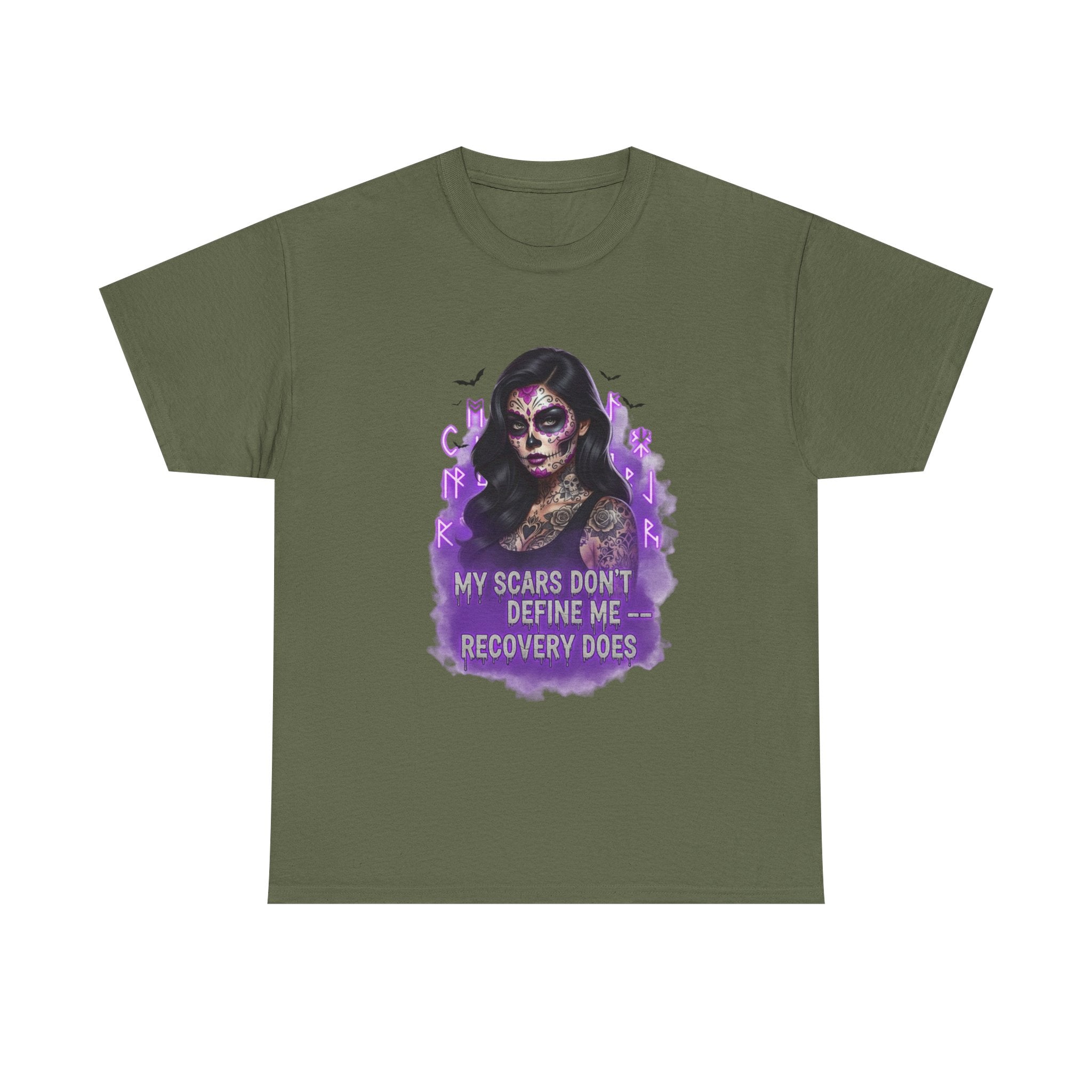 Empowering Recovery Graphic Tee, Unisex Cotton Shirt, Inspirational Apparel, Mental Health Awareness, Gift for Friends, Motivational Wear