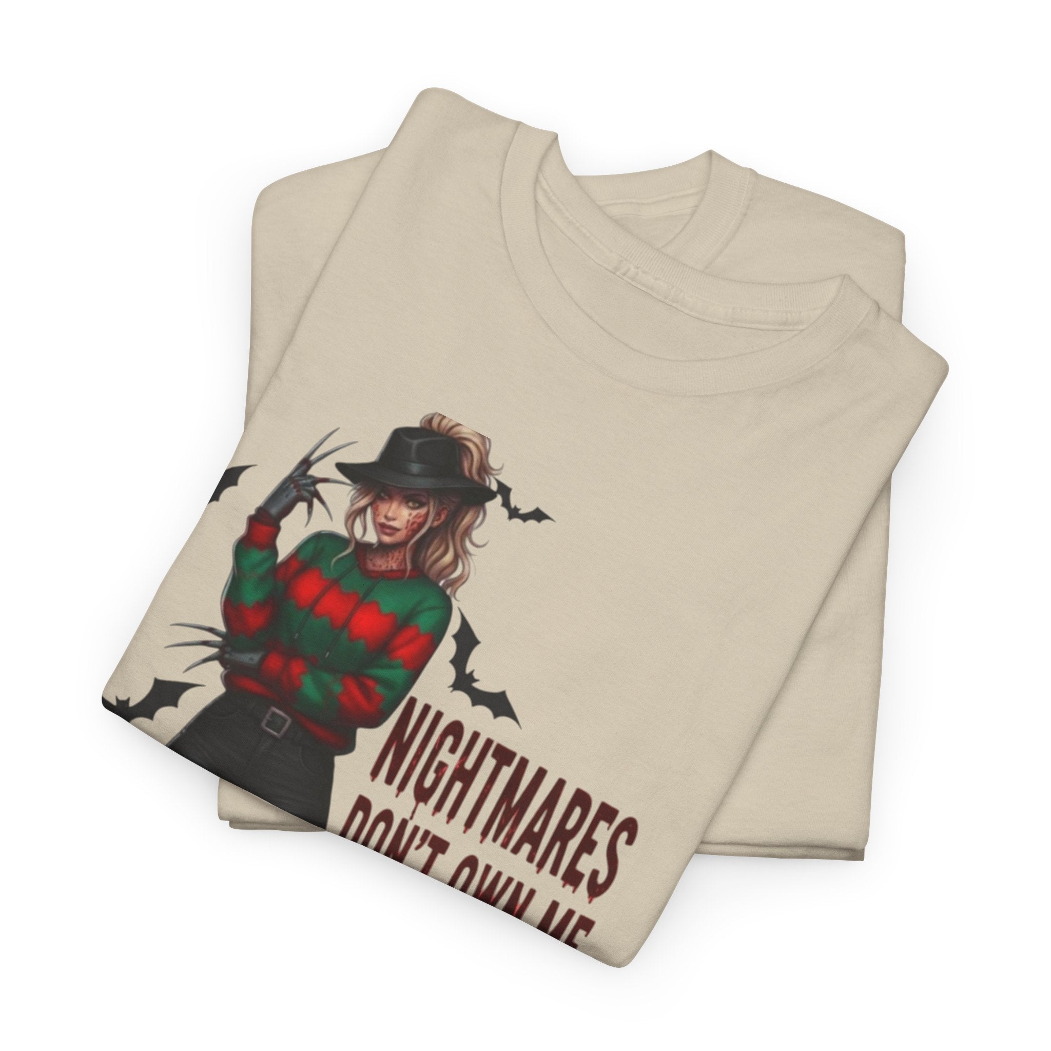 Nightmare Recovery Horror Graphic Tee, Unisex Cotton Shirt for Halloween, Gothic Style Apparel, Spooky Gifts, Unique Horror Fan Tees
