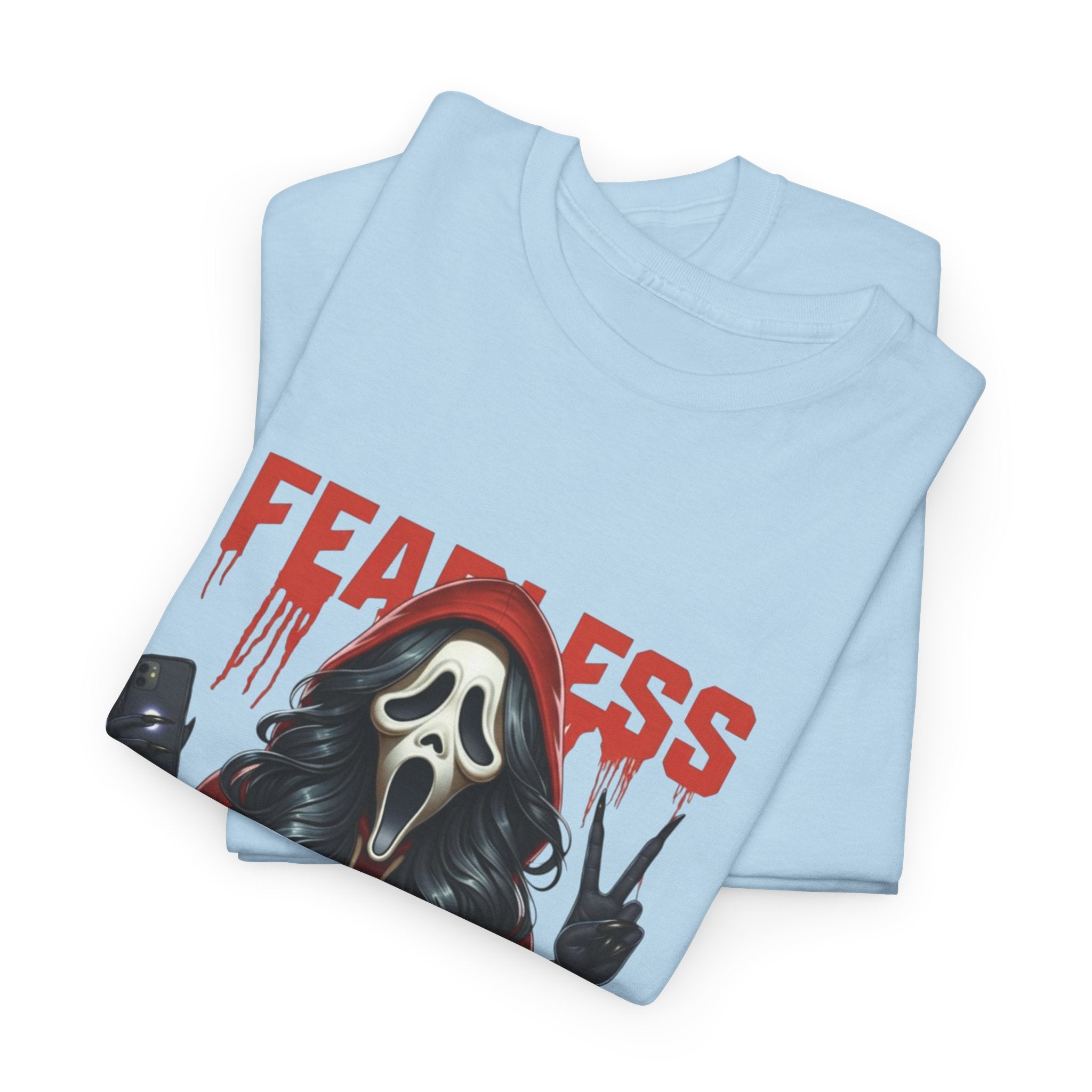 (DESIGN ON FRONT) Fearless in Recovery Unisex Heavy Cotton Tee