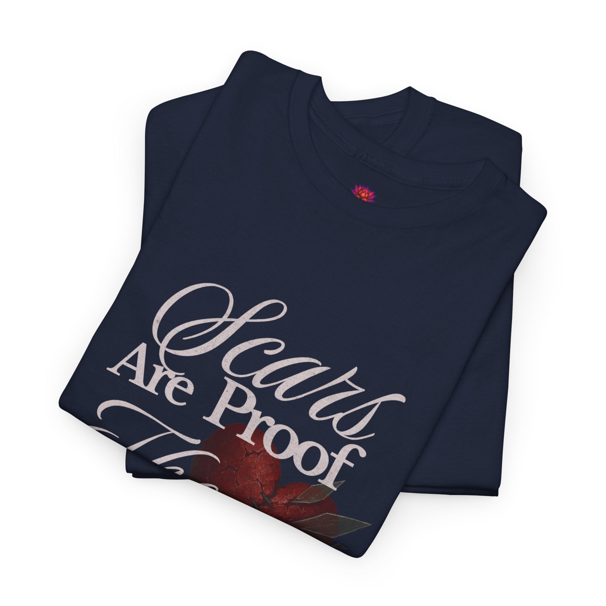 (DESIGN ON FRONT) Heartfelt Inspirational Unisex Tee, Motivational T-Shirt, Healing Message Shirt, Gift for Friends, Self-Care Apparel