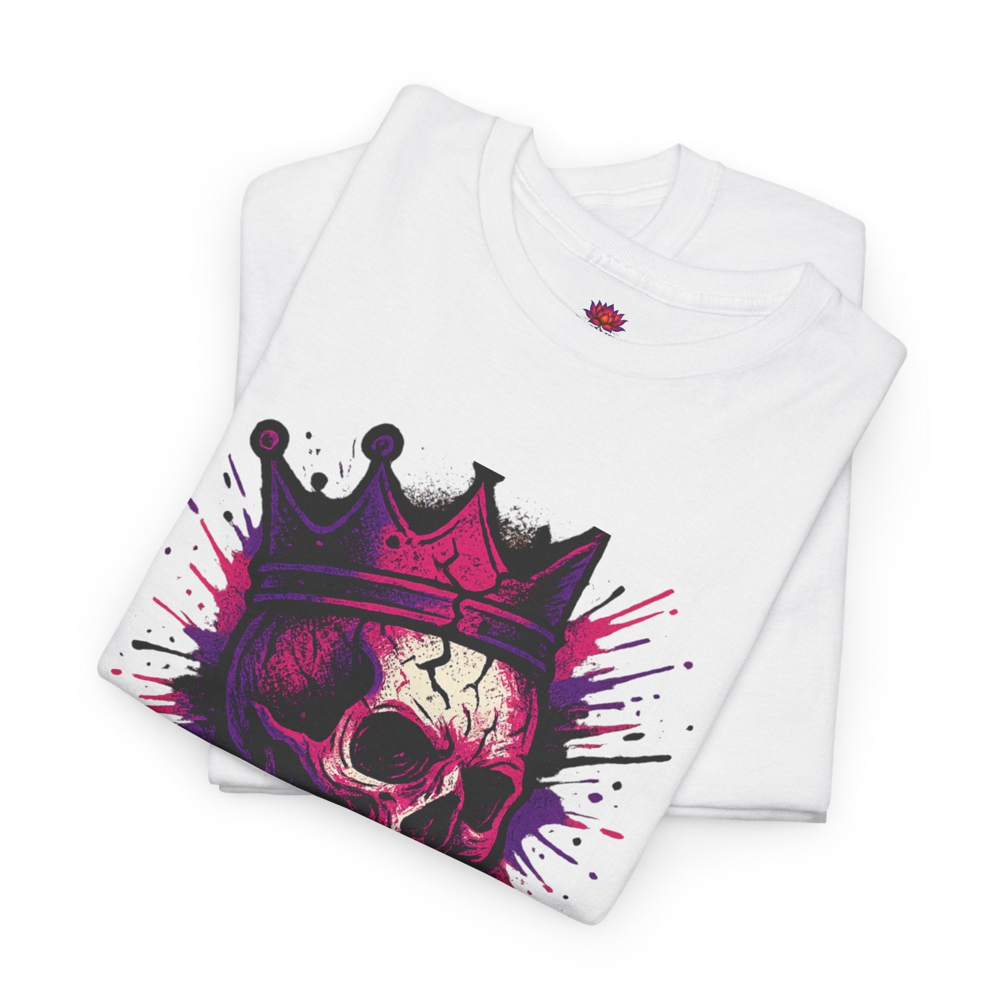 Recovery Skull Tee - Celebrate Strength, Unisex Heavy Cotton Tee, Cancer Awareness, Addiction Recovery, Gift for Survivors