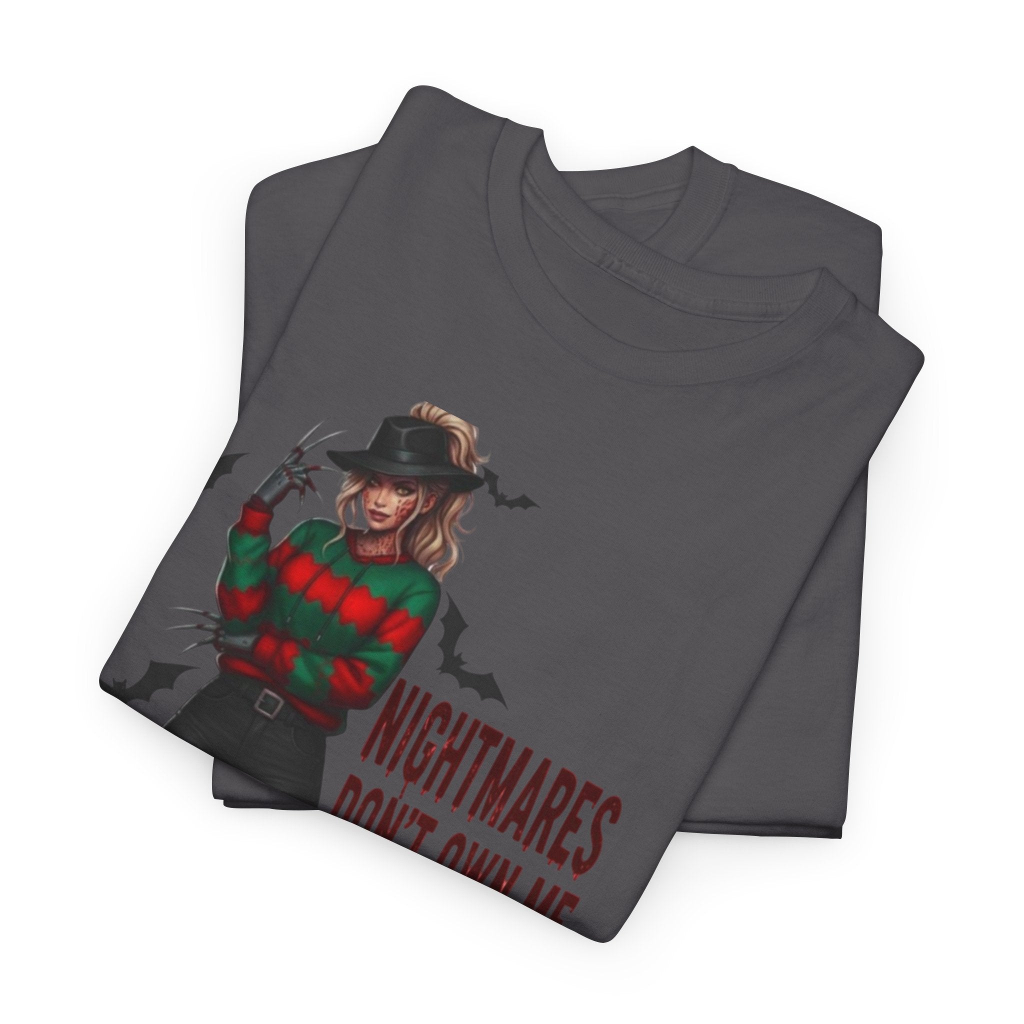 Nightmare Recovery Horror Graphic Tee, Unisex Cotton Shirt for Halloween, Gothic Style Apparel, Spooky Gifts, Unique Horror Fan Tees