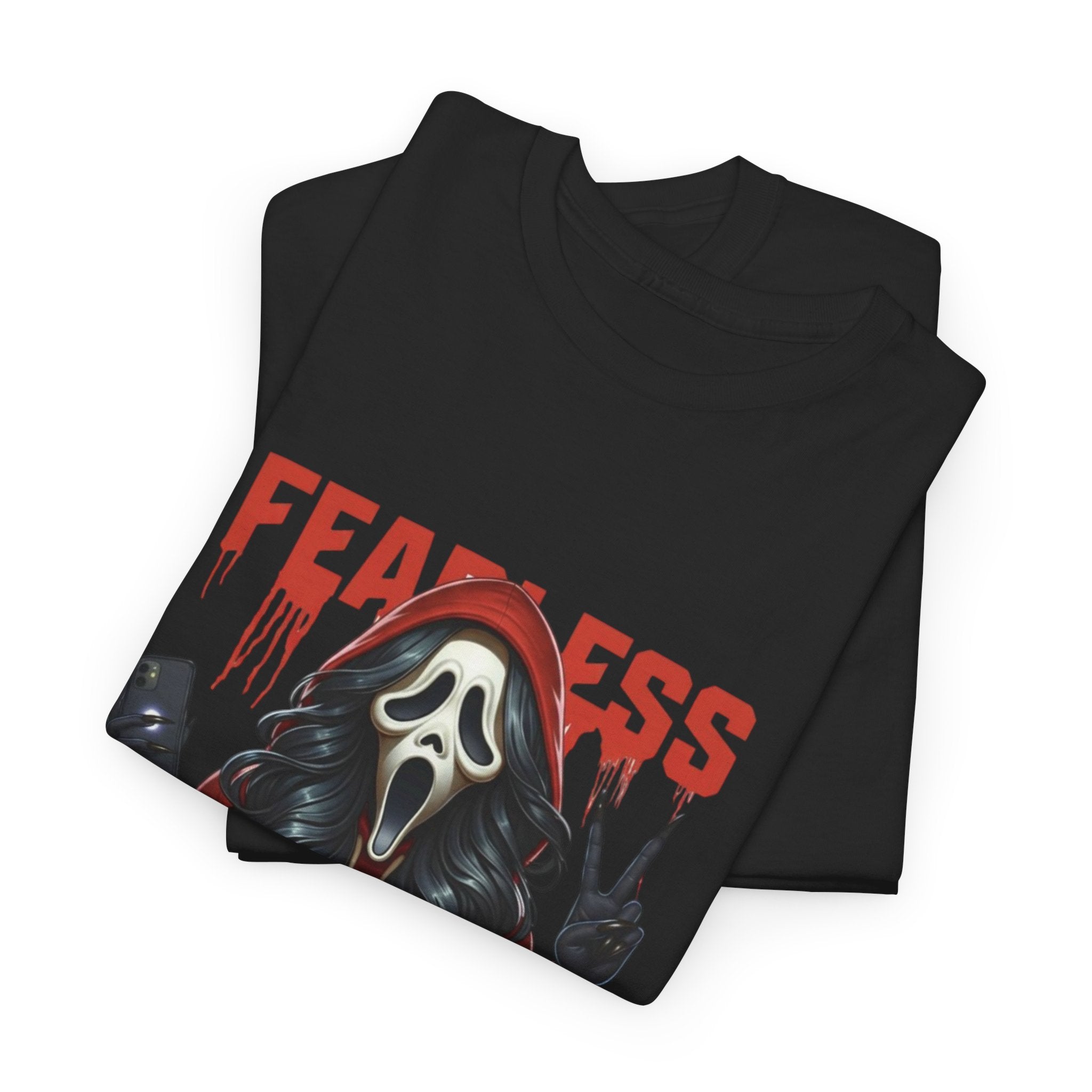 (DESIGN ON FRONT) Fearless in Recovery Unisex Heavy Cotton Tee