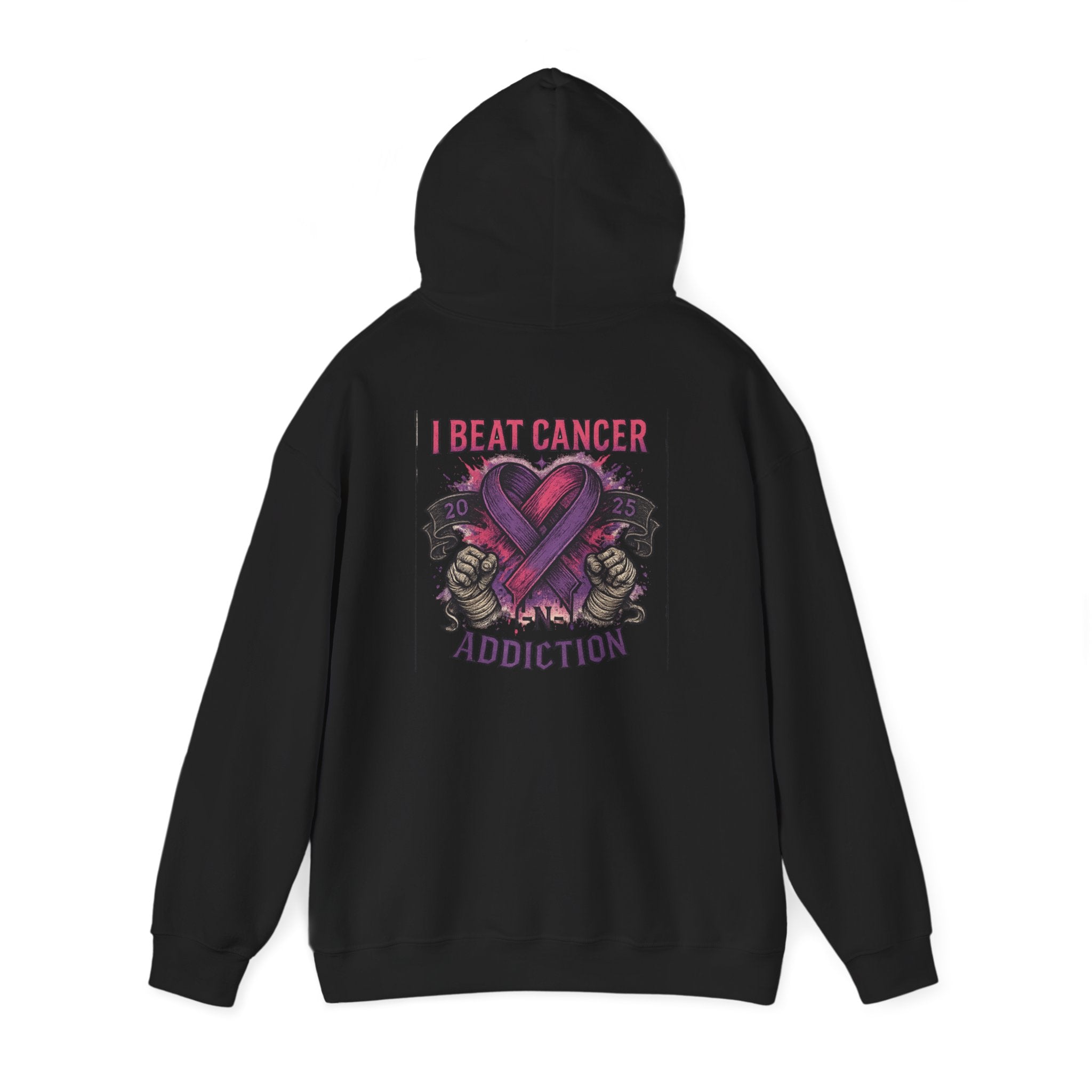 Hope & Strength Unisex Hoodie: Cancer Awareness, Compassion, Inspirational Gift, Comfort Wear, Supportive Apparel