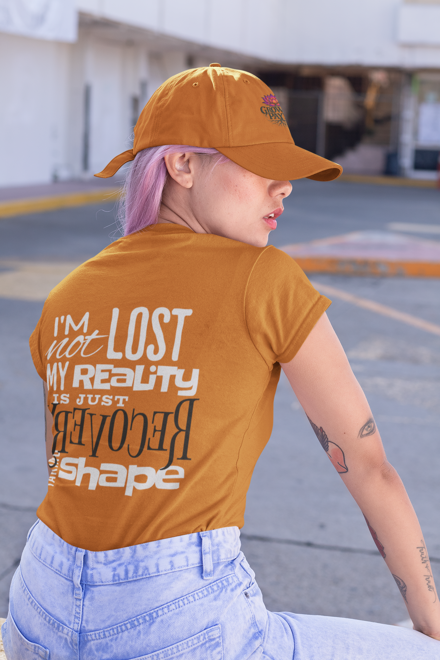 (DESIGN PRINT ON BACK) Unisex Recovery Quote Tee, Cotton Crew T-Shirt, Motivational Gift, Recovery Journey Apparel, Inspirational Quote Shirt, Self-Care Tee