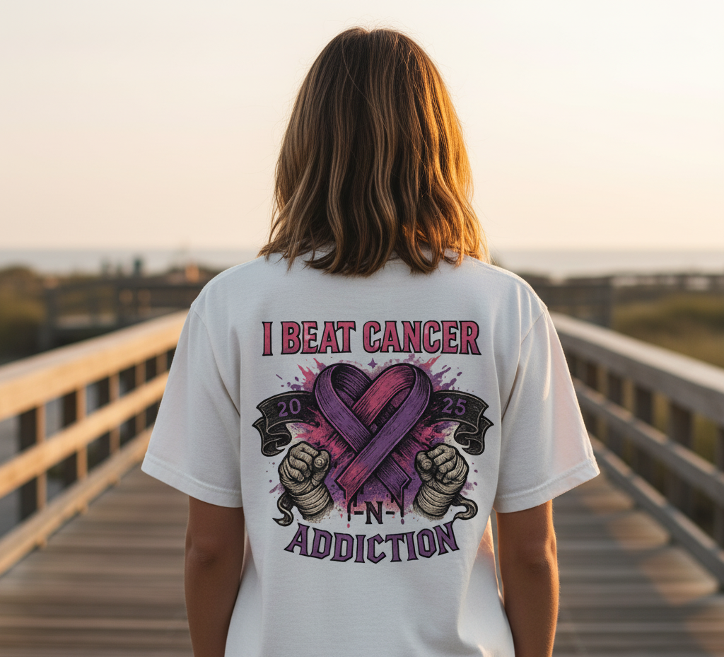 Inspirational Unisex Tee for Cancer Awareness, Beat Cancer Apparel, Gift for Fighters, Recovery Support T-Shirt, Celebration of Strength