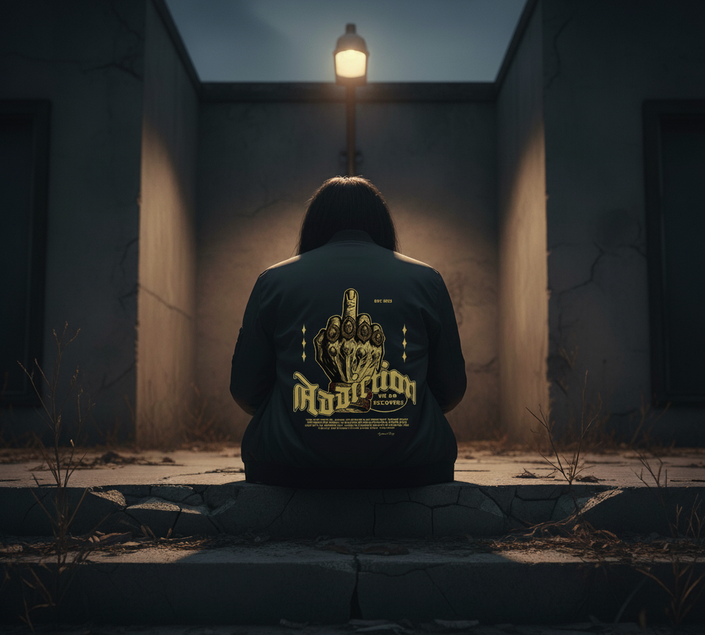 Stylish Men's Bomber Jacket, Edgy Streetwear, Perfect Gift for Recovery Celebrations, Unique AOP Design, Cool Casual Layering