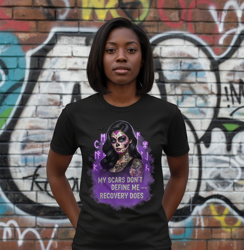 Empowering Recovery Graphic Tee, Unisex Cotton Shirt, Inspirational Apparel, Mental Health Awareness, Gift for Friends, Motivational Wear