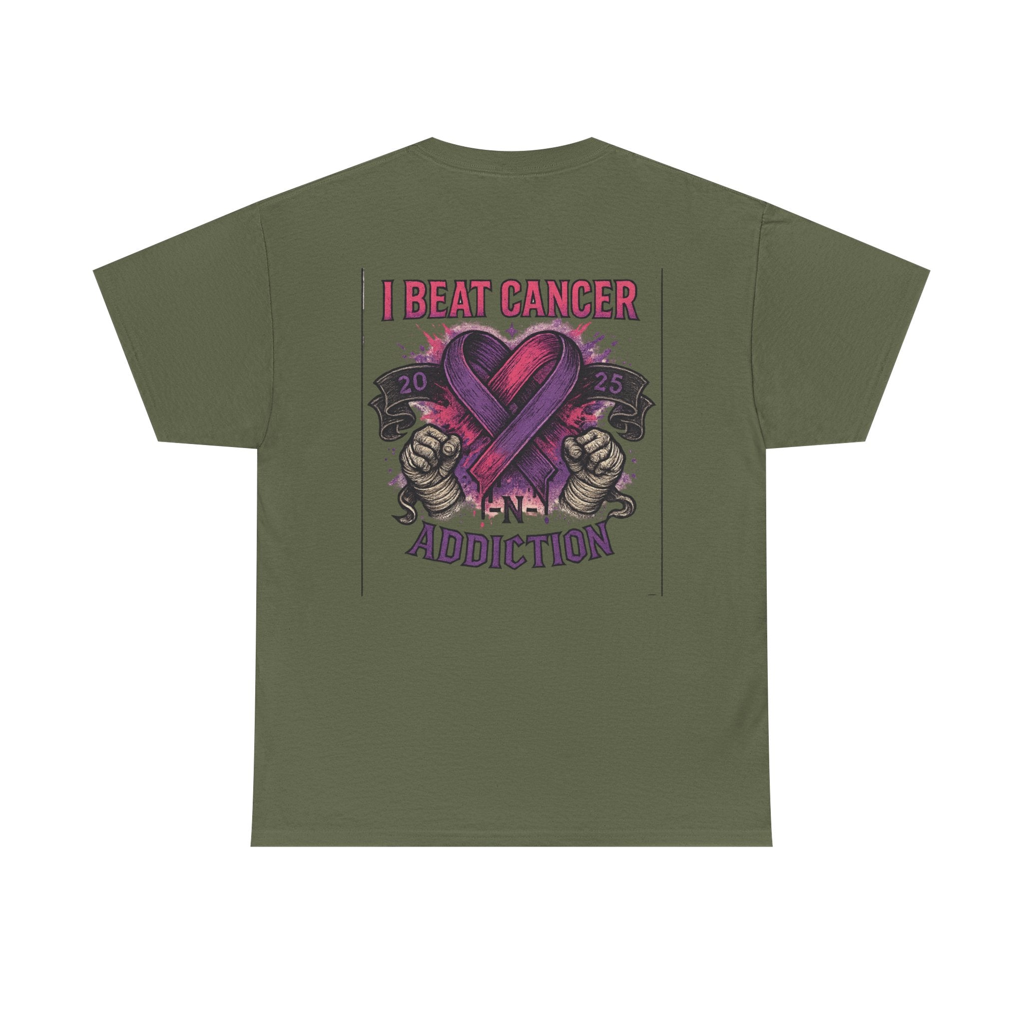 Inspirational Unisex Tee for Cancer Awareness, Beat Cancer Apparel, Gift for Fighters, Recovery Support T-Shirt, Celebration of Strength