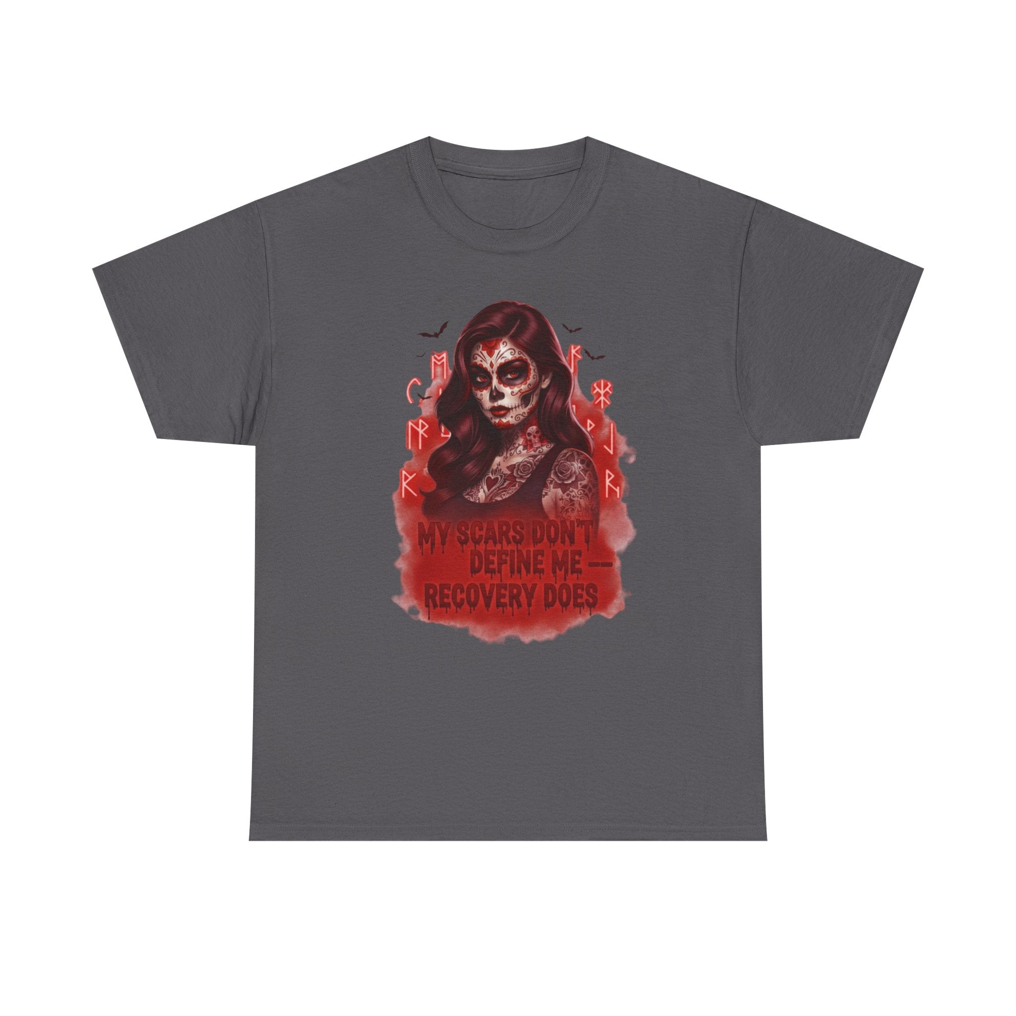 Vibrant Recovery Tee: Embrace Resilience, Unisex Heavy Cotton Tee for Confidence, Motivational T-Shirt, Recovery Shirt, Empowerment Wear
