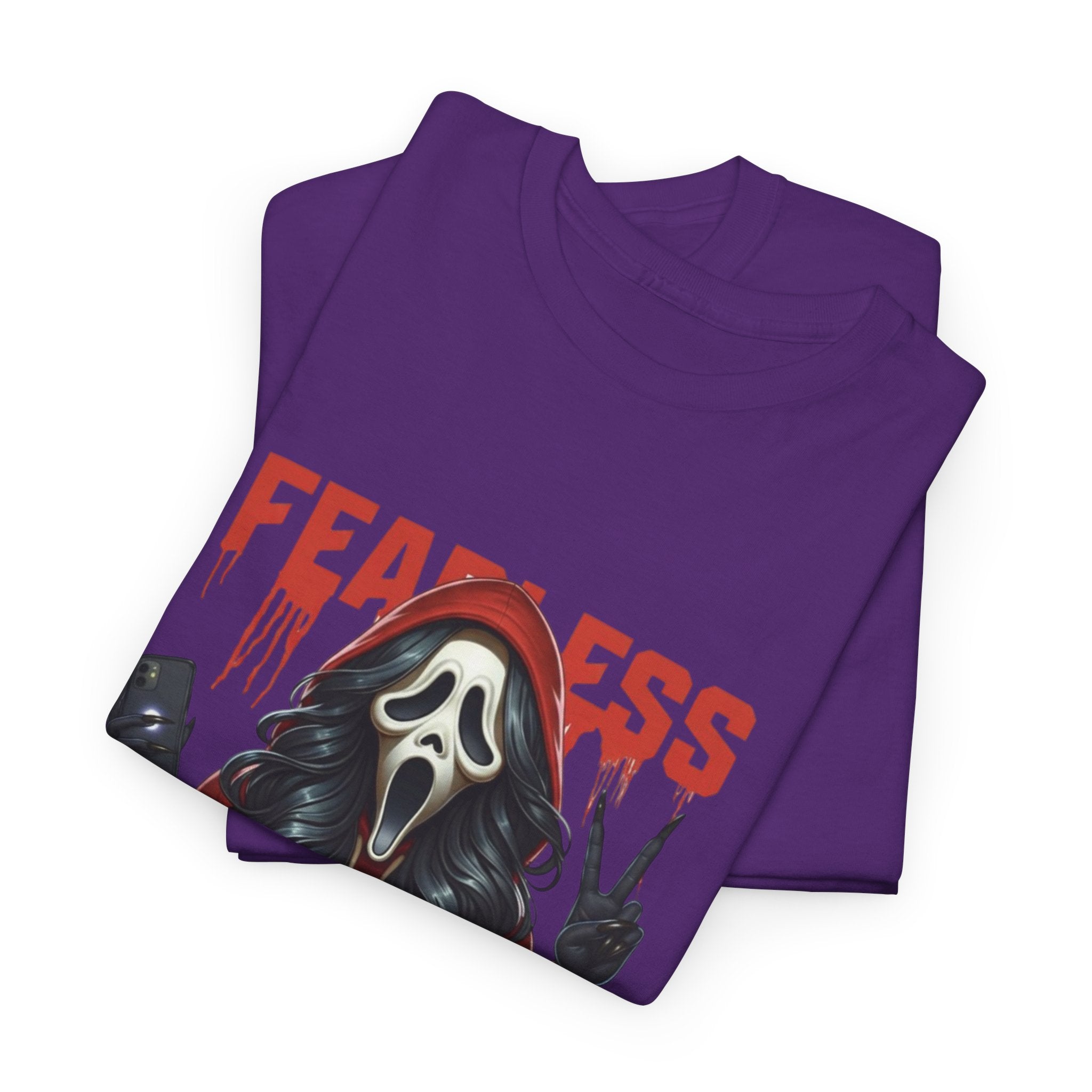 (DESIGN ON FRONT) Fearless in Recovery Unisex Heavy Cotton Tee