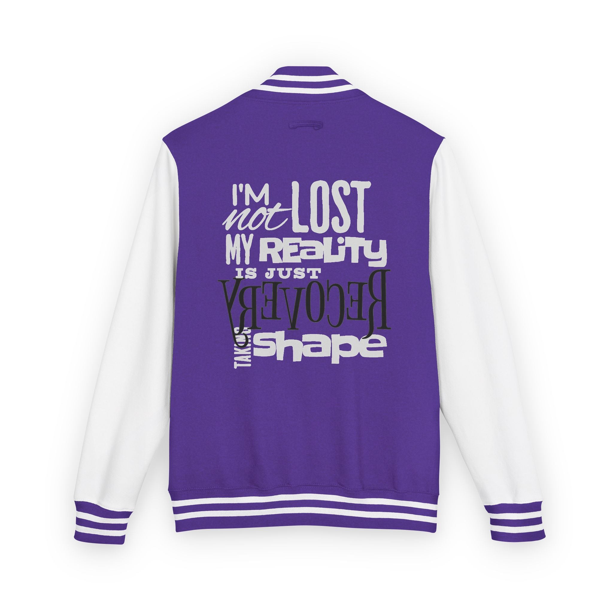 Unisex Heavyweight Letterman Jacket - Retro Style, Motivational Quote, Jacket for Sports Lovers, College Apparel, Gift for Graduates