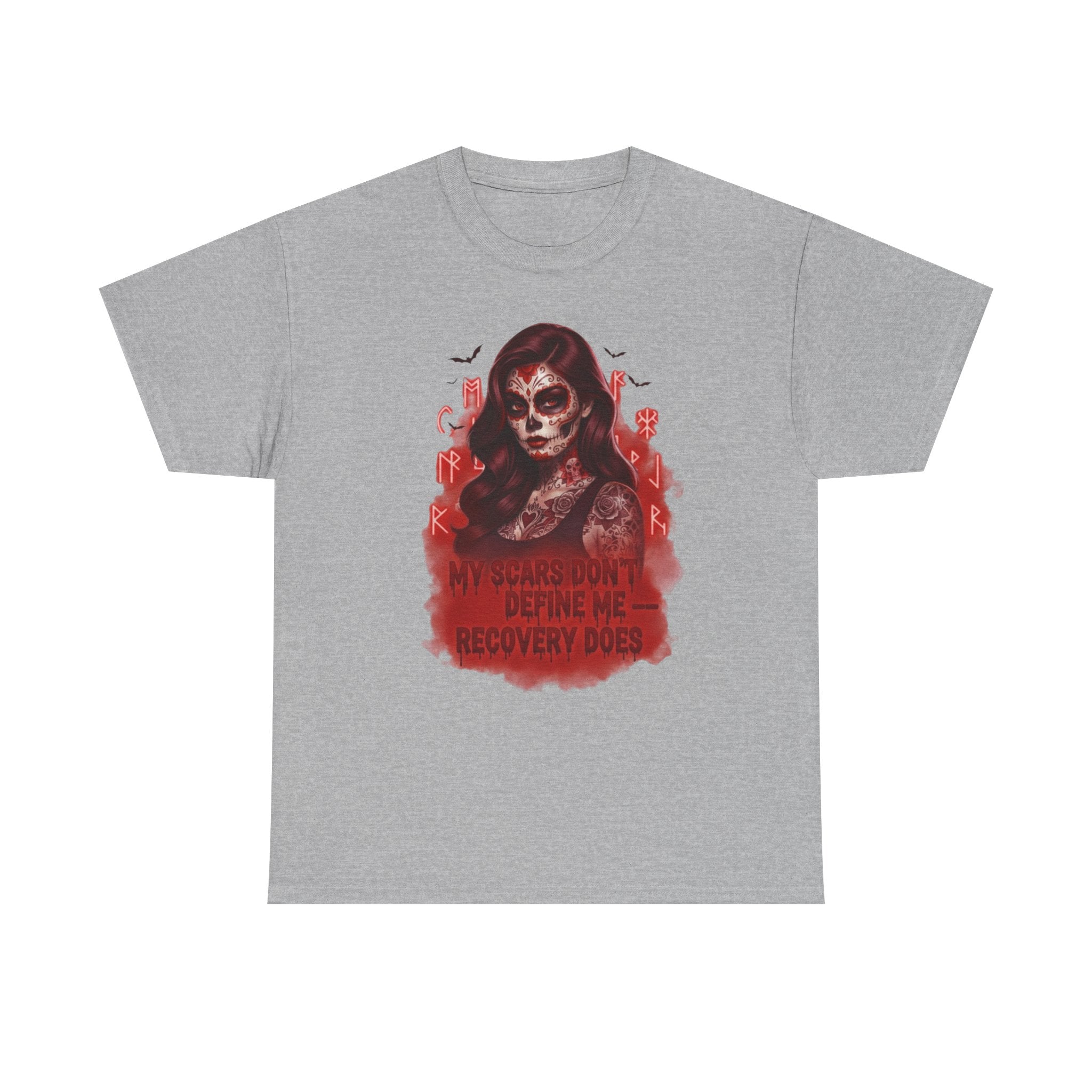 Vibrant Recovery Tee: Embrace Resilience, Unisex Heavy Cotton Tee for Confidence, Motivational T-Shirt, Recovery Shirt, Empowerment Wear
