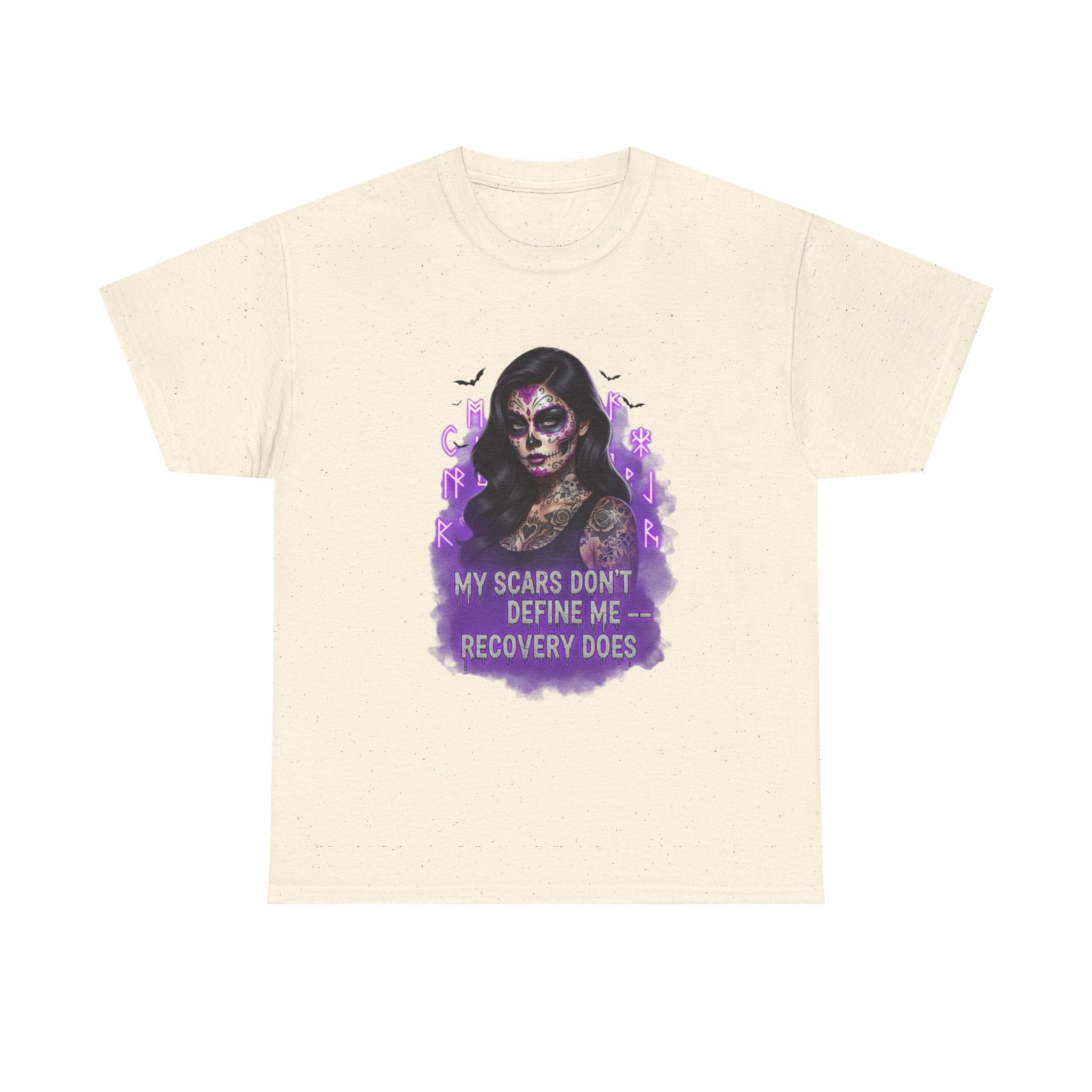 Empowering Recovery Graphic Tee, Unisex Cotton Shirt, Inspirational Apparel, Mental Health Awareness, Gift for Friends, Motivational Wear