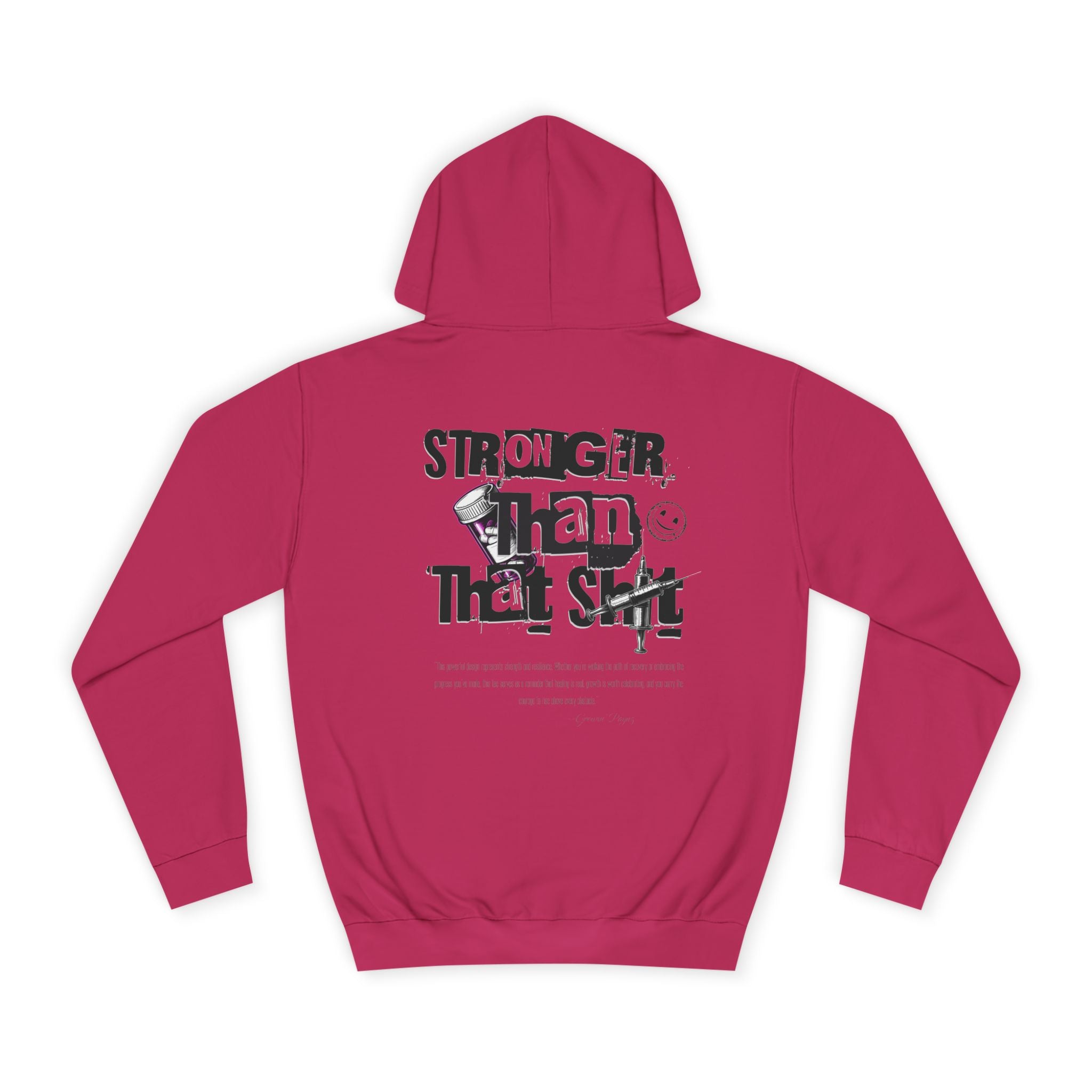 Vibrant Motivational College Hoodie, Unisex Apparel for Students, Perfect for Graduation, Casual Wear, Inspiring Gift for Friends