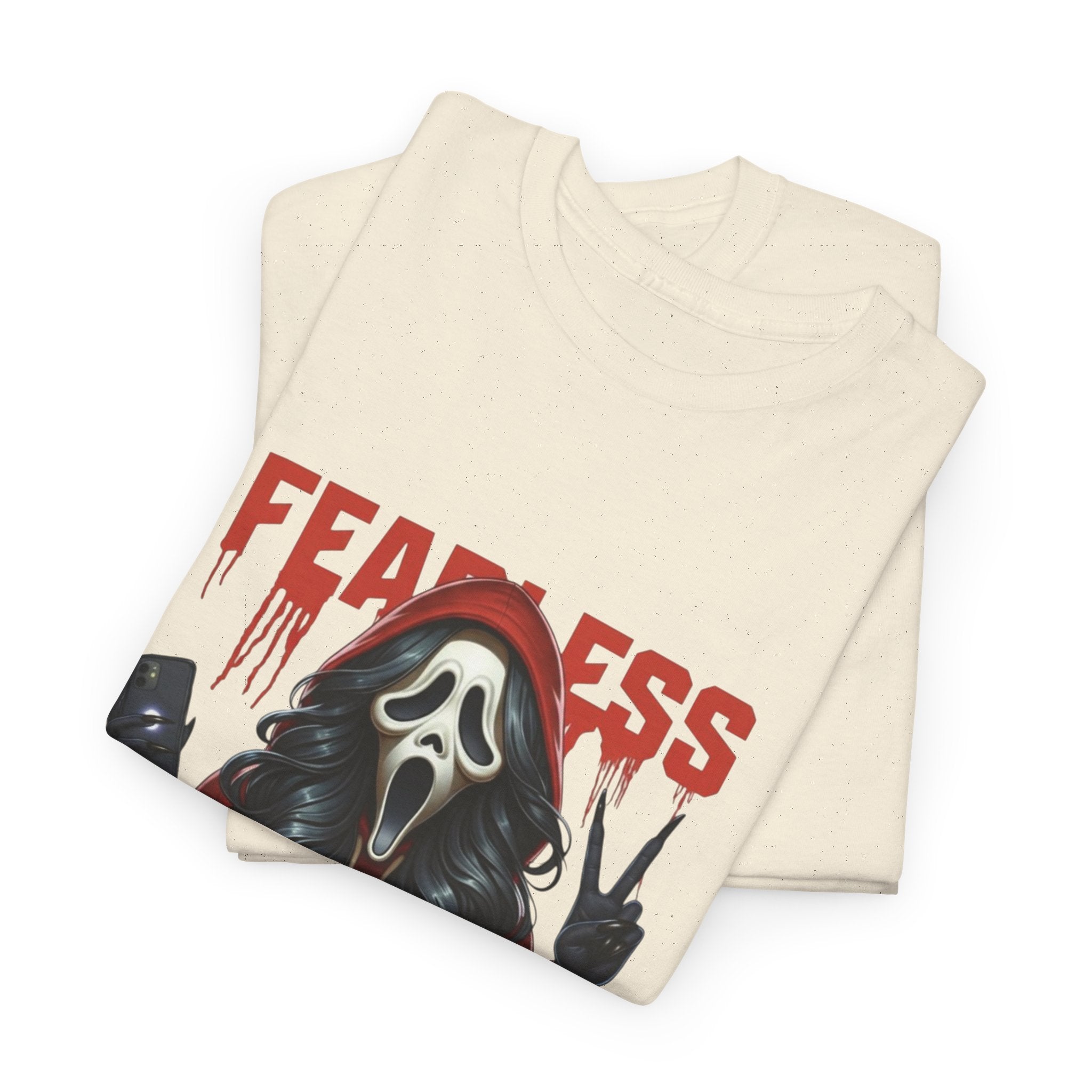 (DESIGN ON FRONT) Fearless in Recovery Unisex Heavy Cotton Tee