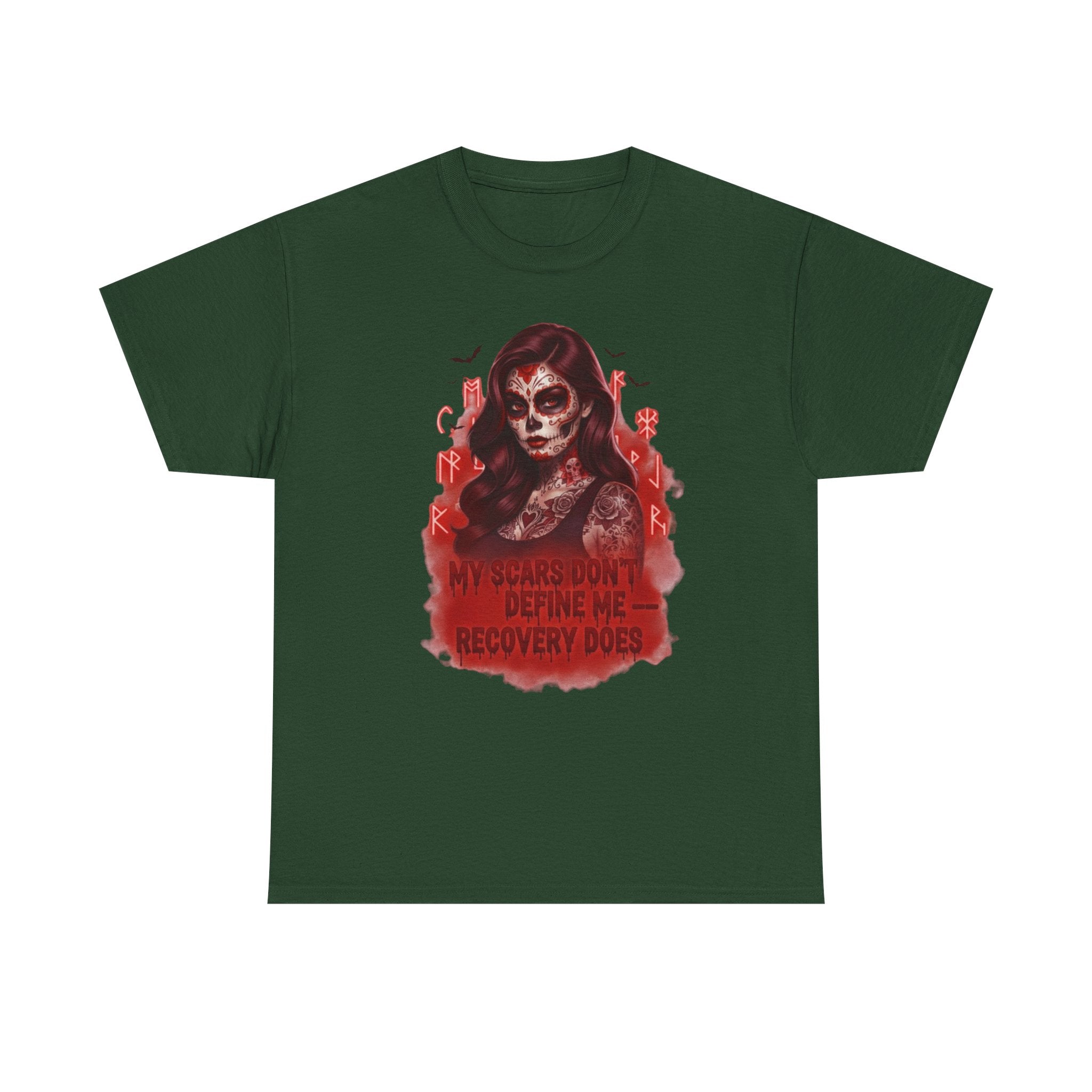 Vibrant Recovery Tee: Embrace Resilience, Unisex Heavy Cotton Tee for Confidence, Motivational T-Shirt, Recovery Shirt, Empowerment Wear