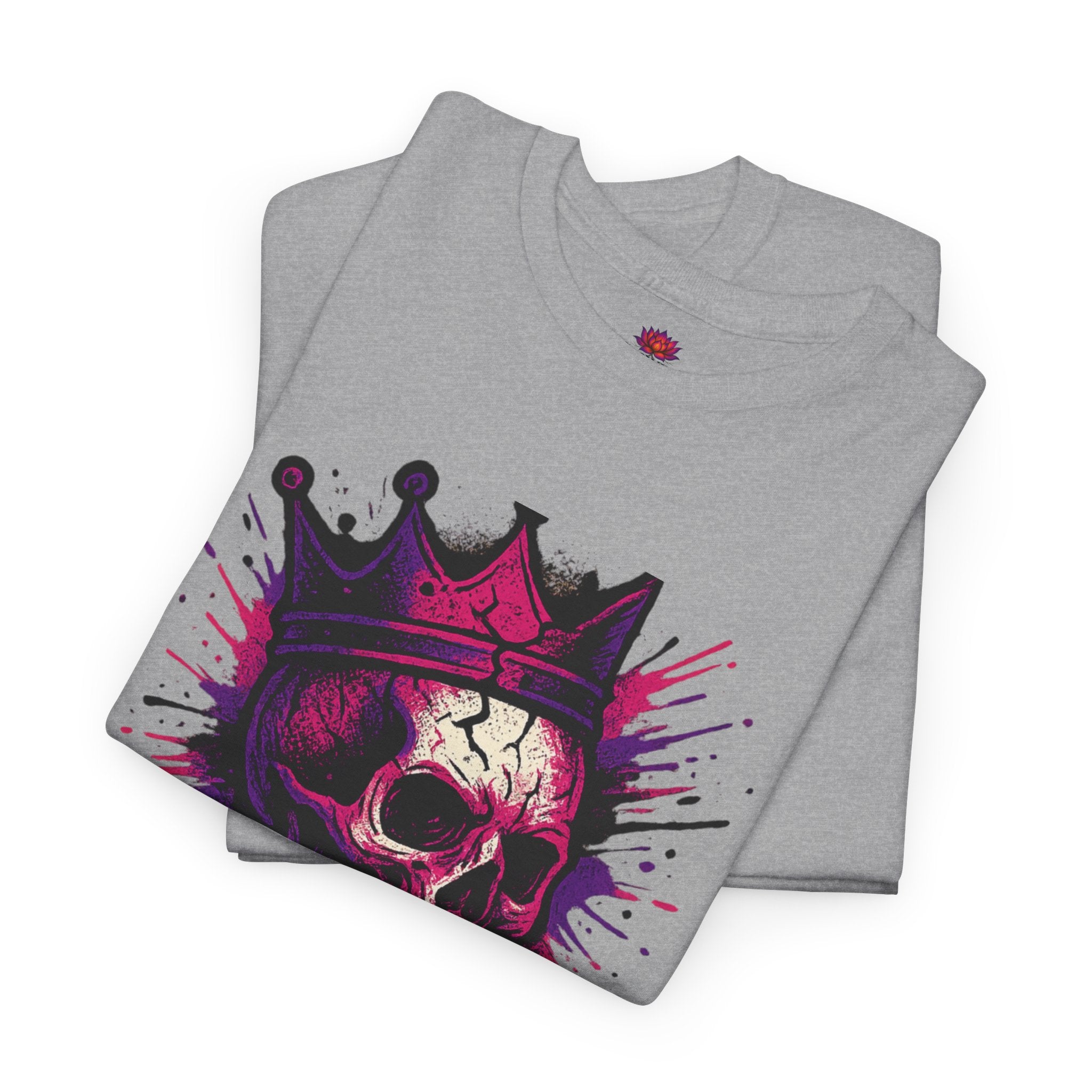 Recovery Skull Tee - Celebrate Strength, Unisex Heavy Cotton Tee, Cancer Awareness, Addiction Recovery, Gift for Survivors