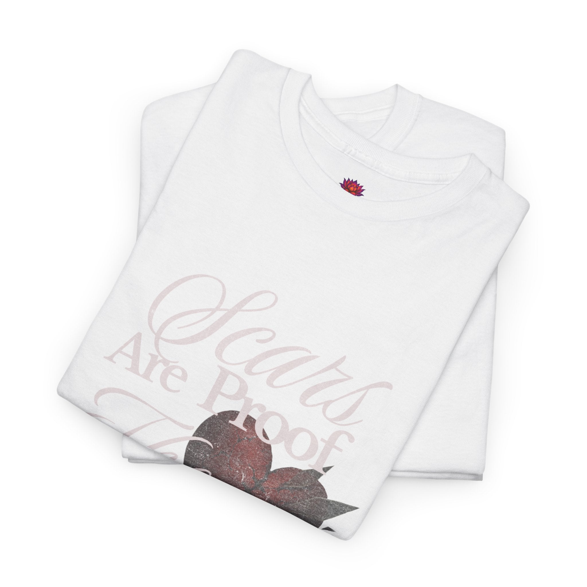 (DESIGN ON FRONT) Heartfelt Inspirational Unisex Tee, Motivational T-Shirt, Healing Message Shirt, Gift for Friends, Self-Care Apparel