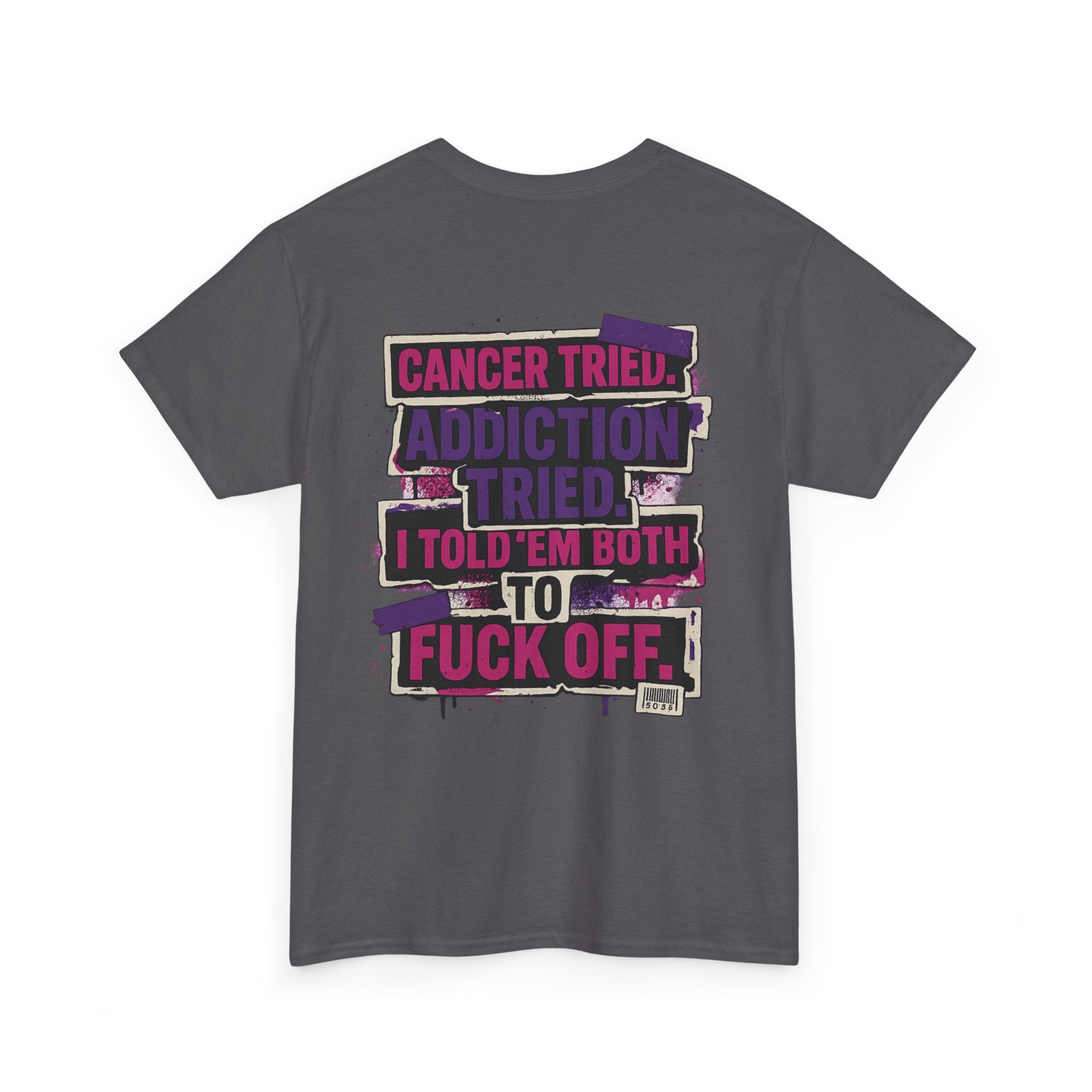 Empowerment Tee - Cancer & Addiction Awareness Shirt, Motivational T-Shirt, Unisex Graphic Tee, Gift for Survivors, Resilience Apparel