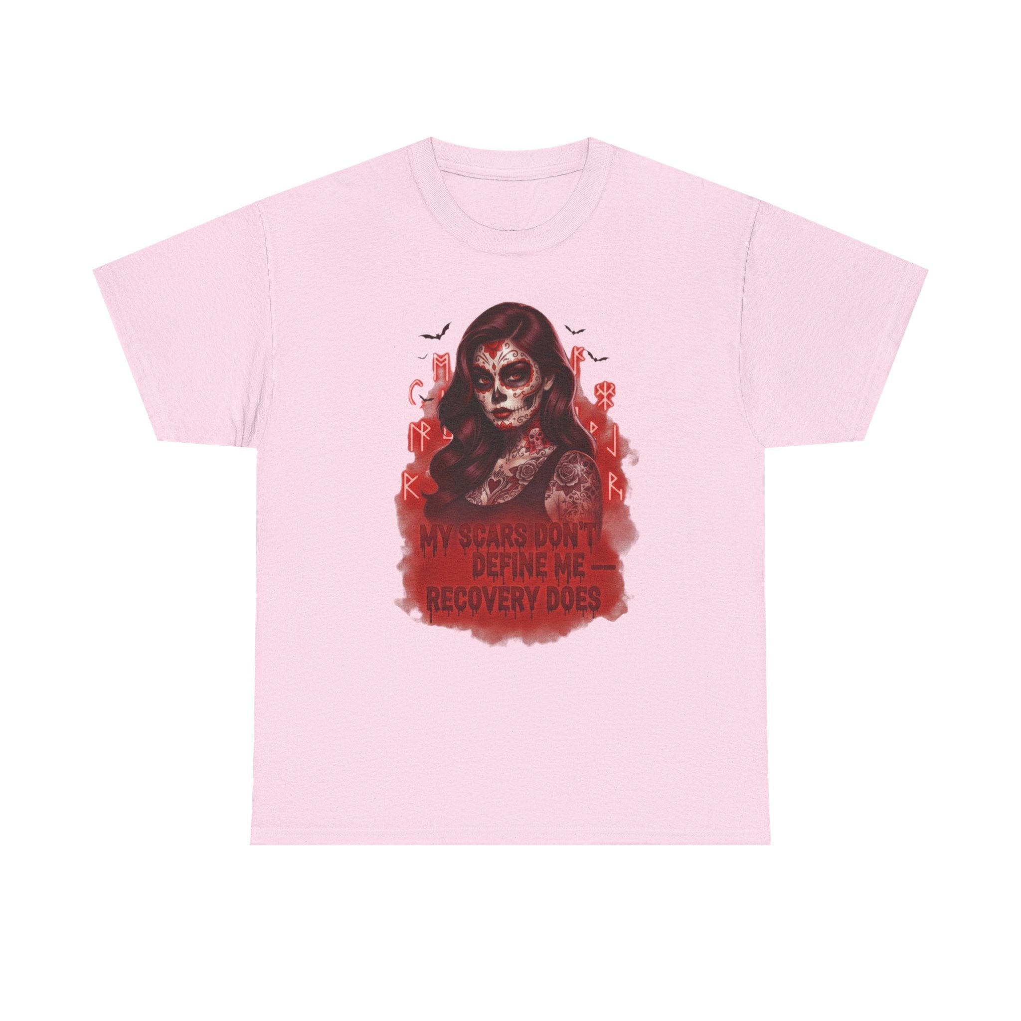 Vibrant Recovery Tee: Embrace Resilience, Unisex Heavy Cotton Tee for Confidence, Motivational T-Shirt, Recovery Shirt, Empowerment Wear