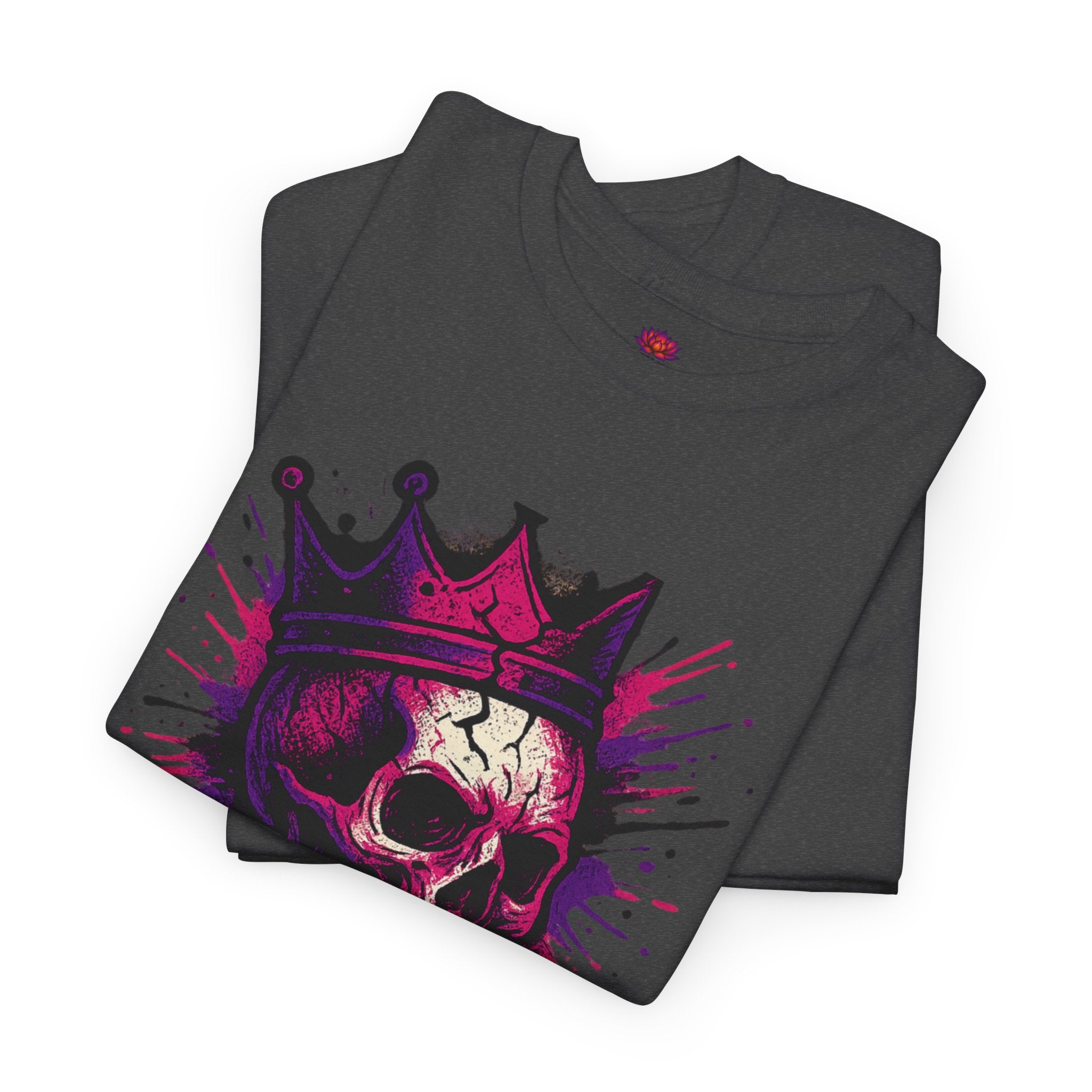 Recovery Skull Tee - Celebrate Strength, Unisex Heavy Cotton Tee, Cancer Awareness, Addiction Recovery, Gift for Survivors