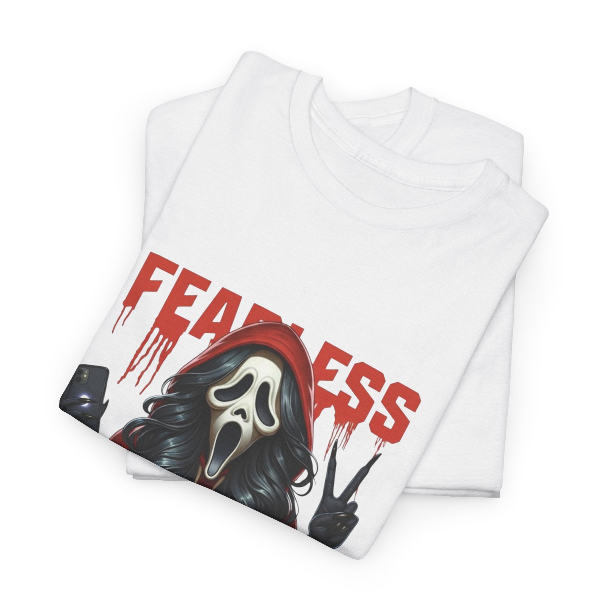 (DESIGN ON FRONT) Fearless in Recovery Unisex Heavy Cotton Tee