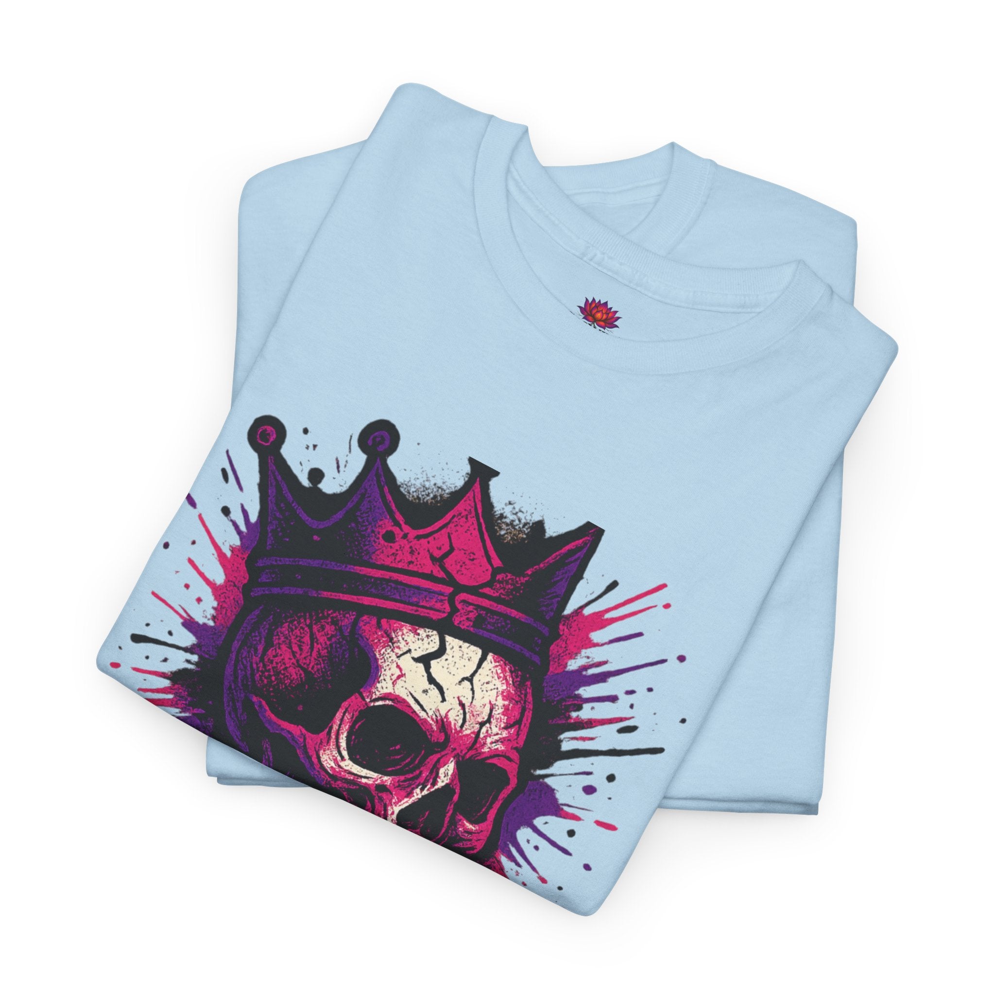 Recovery Skull Tee - Celebrate Strength, Unisex Heavy Cotton Tee, Cancer Awareness, Addiction Recovery, Gift for Survivors