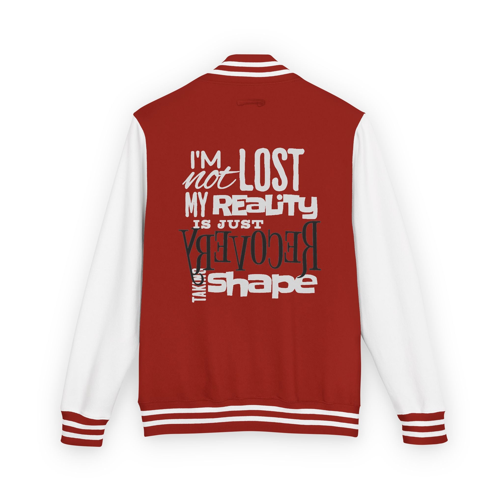 Unisex Heavyweight Letterman Jacket - Retro Style, Motivational Quote, Jacket for Sports Lovers, College Apparel, Gift for Graduates