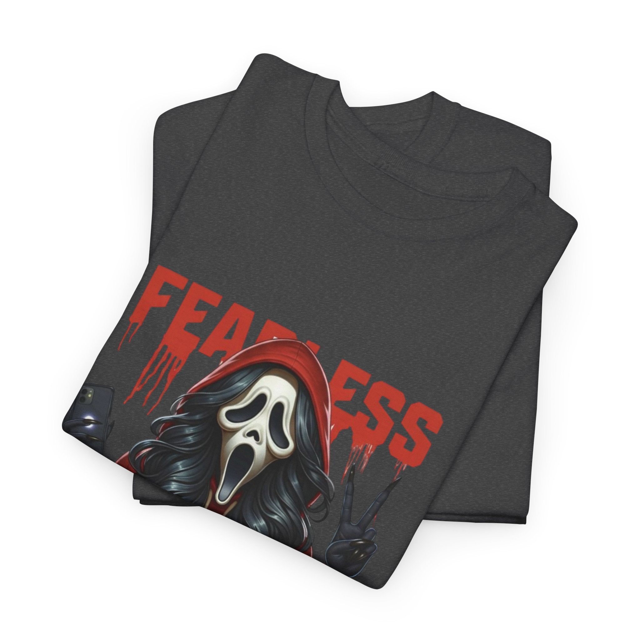 (DESIGN ON FRONT) Fearless in Recovery Unisex Heavy Cotton Tee
