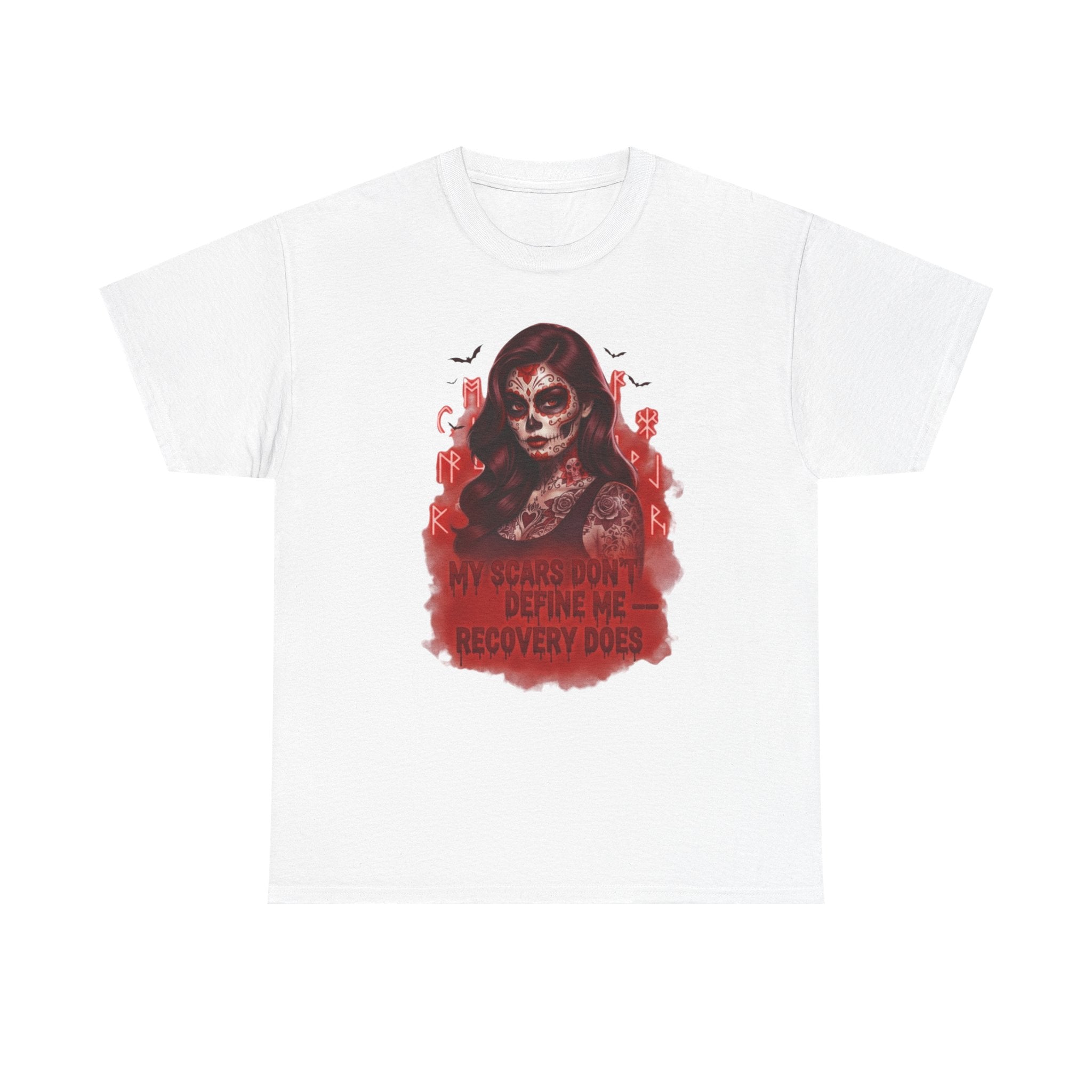 Vibrant Recovery Tee: Embrace Resilience, Unisex Heavy Cotton Tee for Confidence, Motivational T-Shirt, Recovery Shirt, Empowerment Wear