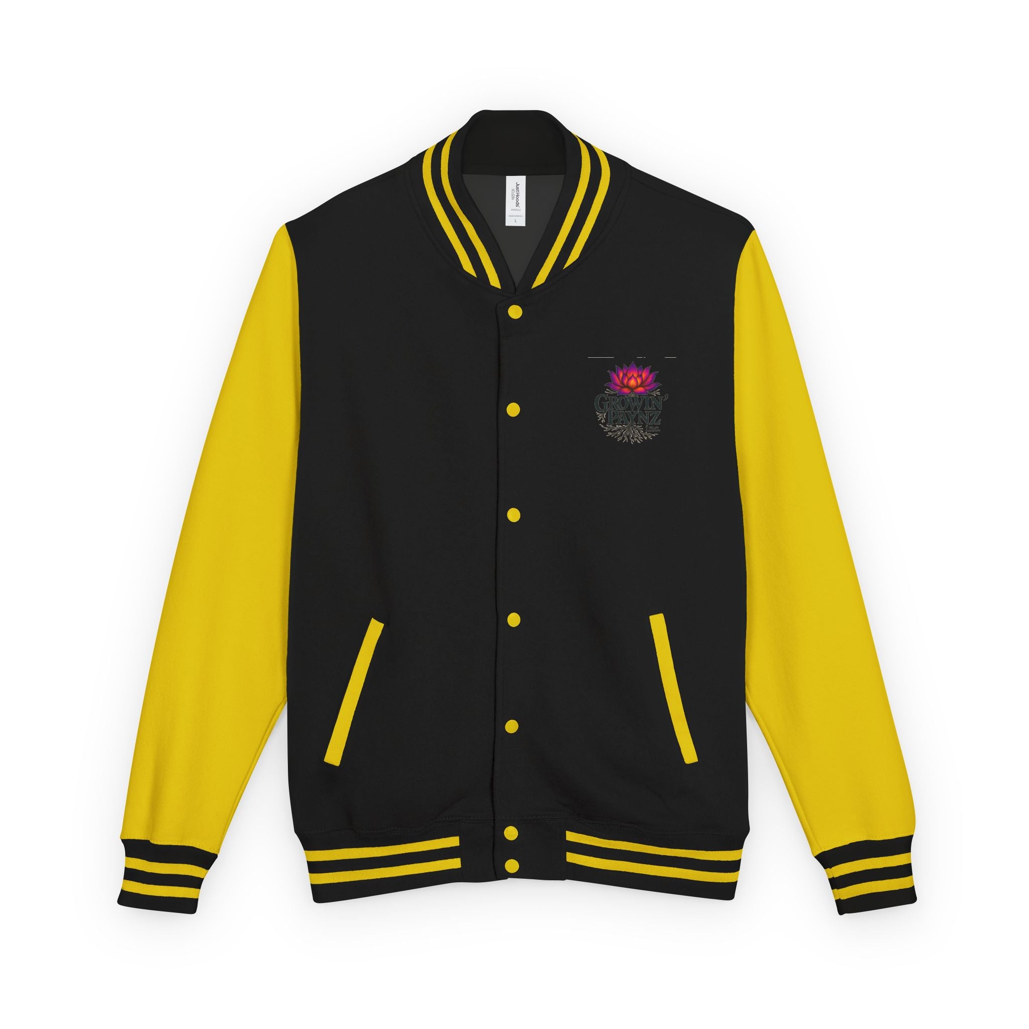 Retro Bear-Themed Unisex Heavyweight Letterman Jacket | Vintage Charm, Cozy Layer, Perfect Gift, Fashion Statement, Trendy Outerwear