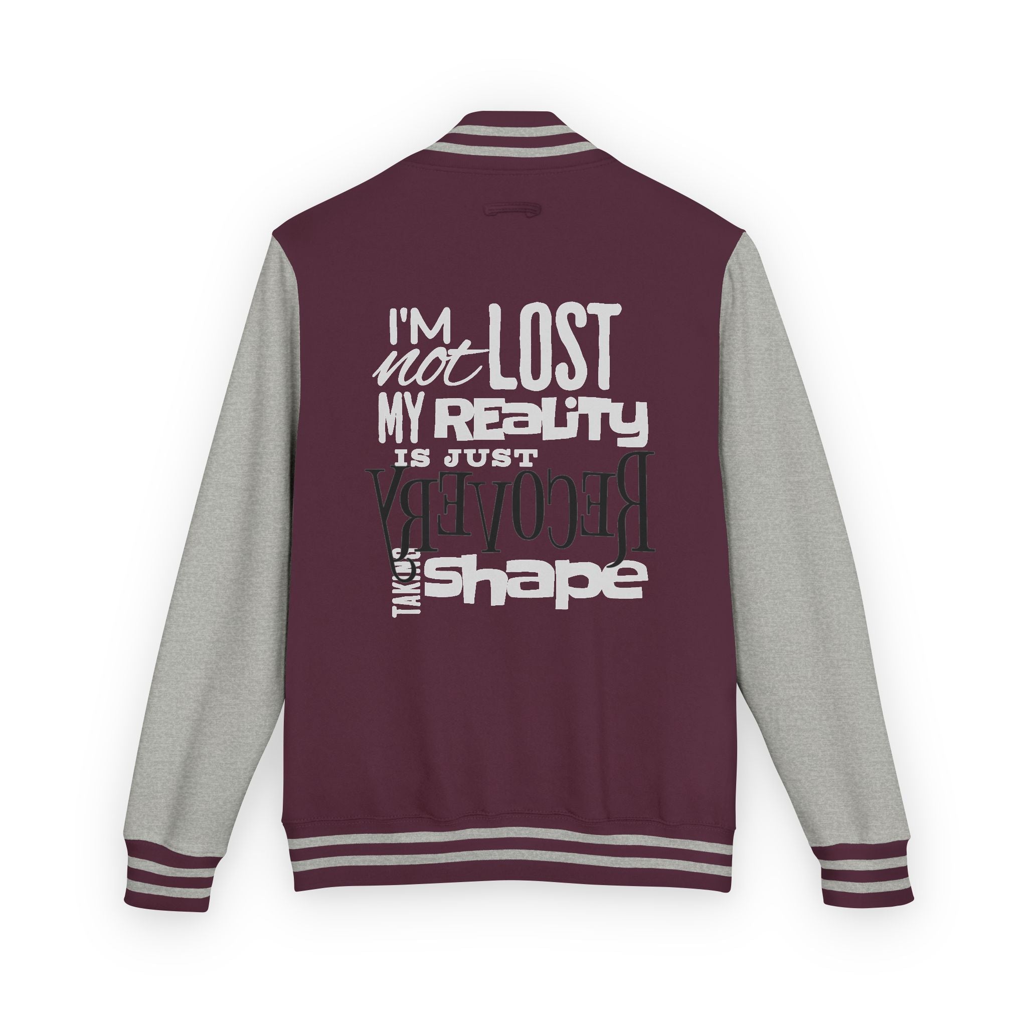 Unisex Heavyweight Letterman Jacket - Retro Style, Motivational Quote, Jacket for Sports Lovers, College Apparel, Gift for Graduates