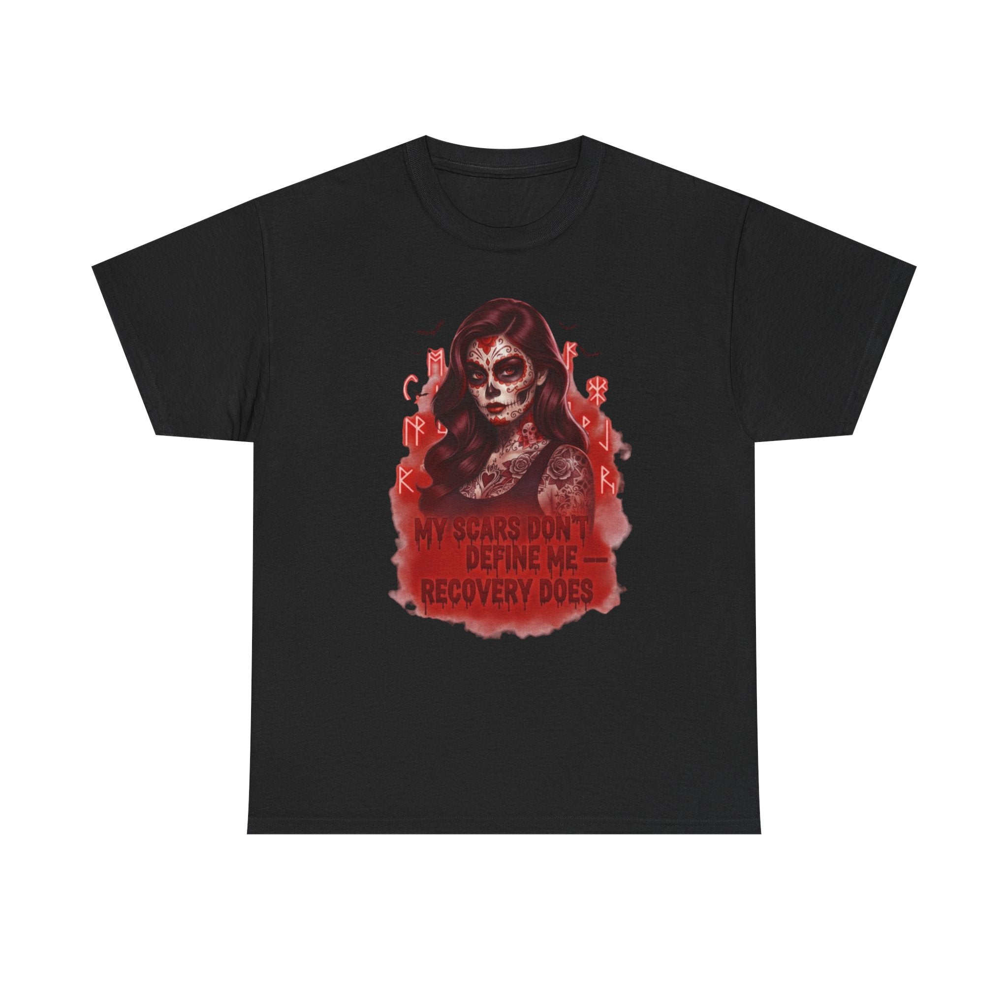 Vibrant Recovery Tee: Embrace Resilience, Unisex Heavy Cotton Tee for Confidence, Motivational T-Shirt, Recovery Shirt, Empowerment Wear